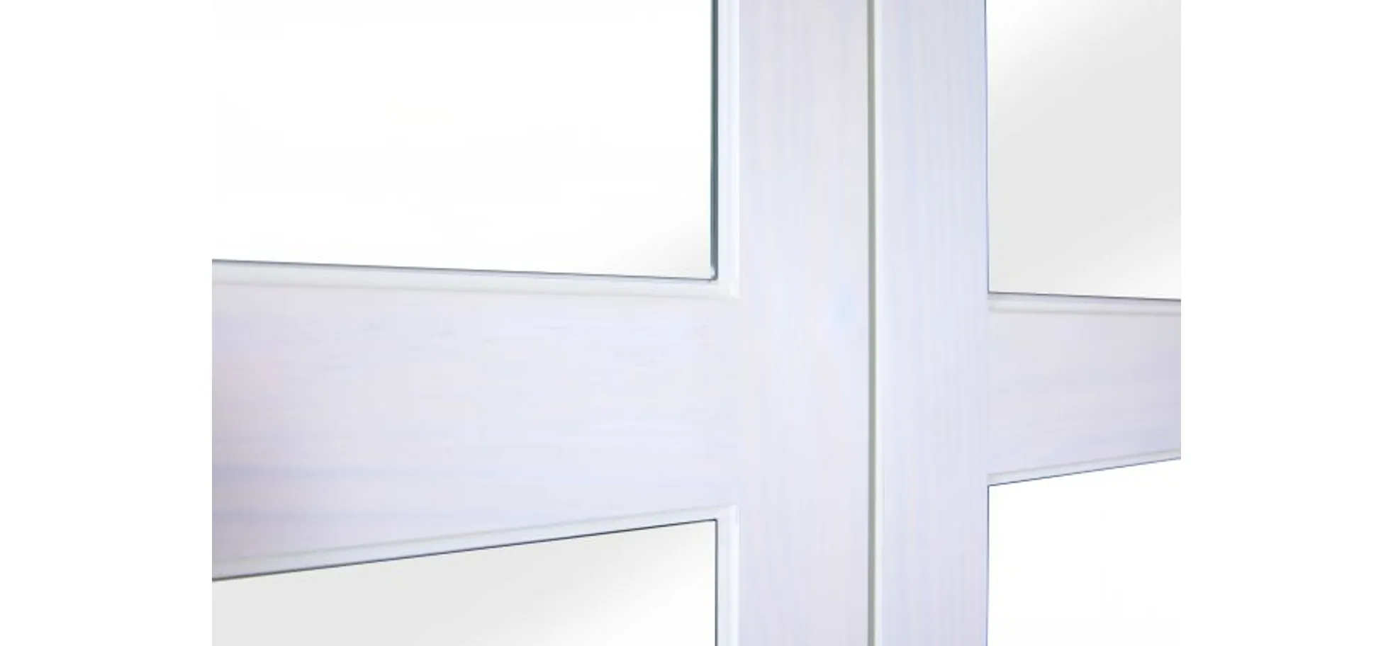 Drehtürenschrank - B ca. 215 cm, Weiß, Oak Colori