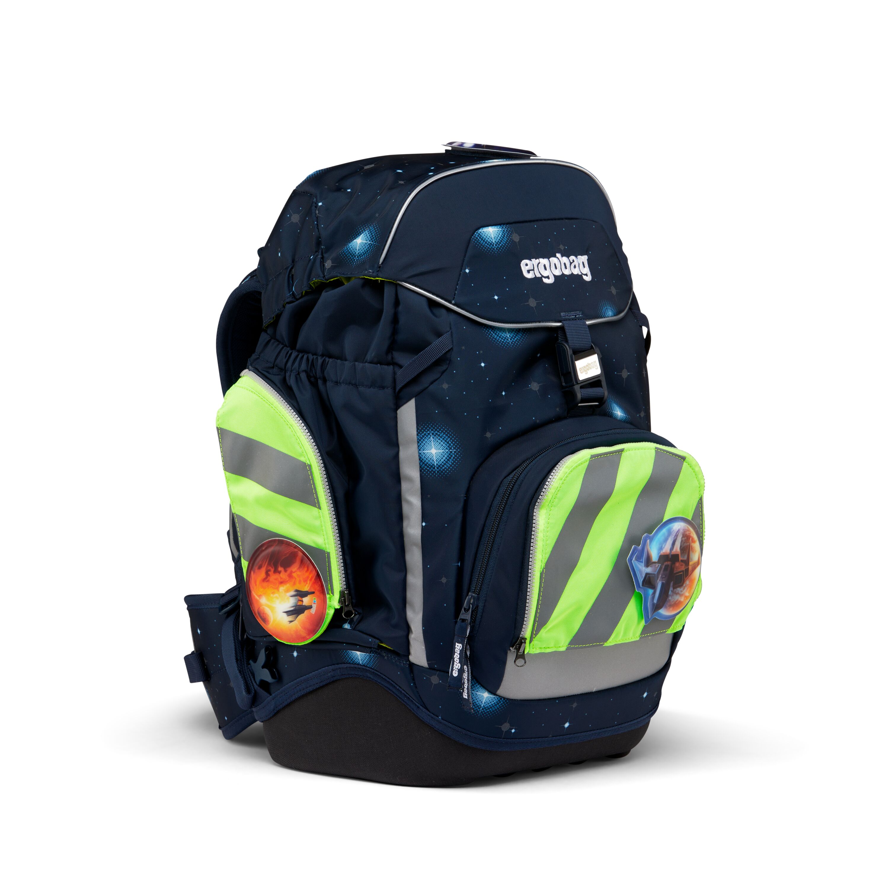 egobag Sicherheitsset, grün - fluo zip mit reflektorstreifen