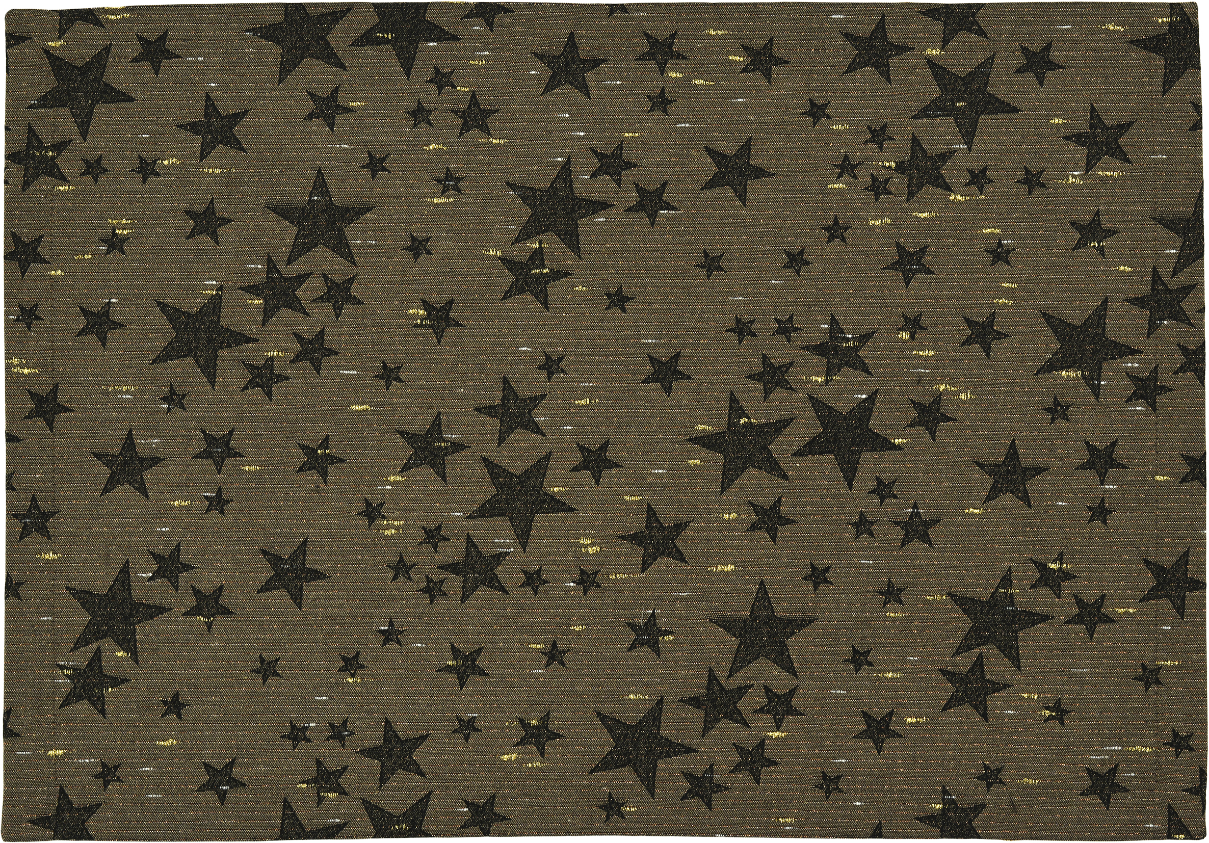 Mitteldecke Stelle d'Oro - 85x85cm, coffee