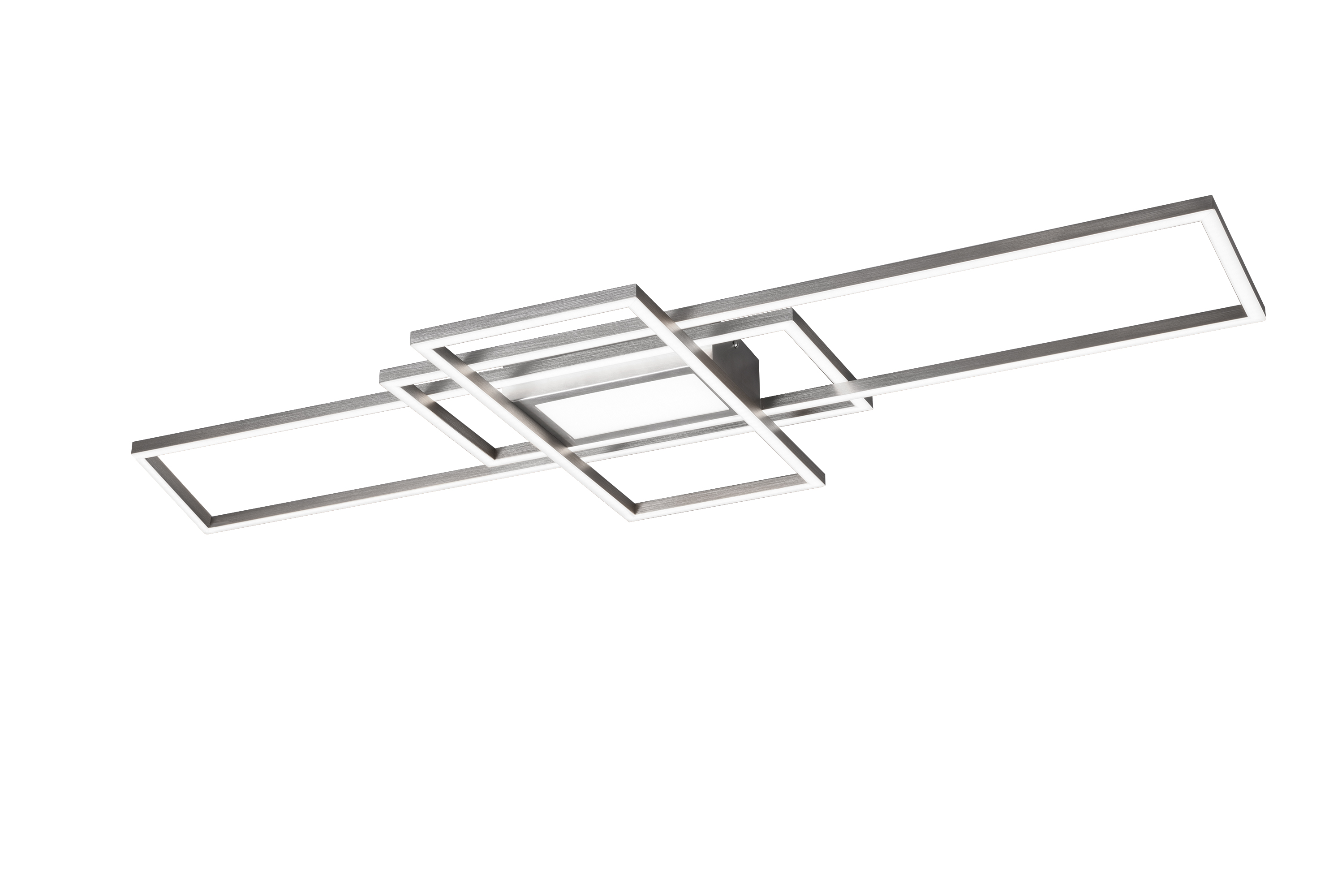 Deckenleuchte Irvine - 1flg., Metall/Nickel matt,105x6,5x42cm