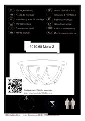 Couchtisch, Dekor Artisaneiche, Ø 80 cm - Maylea