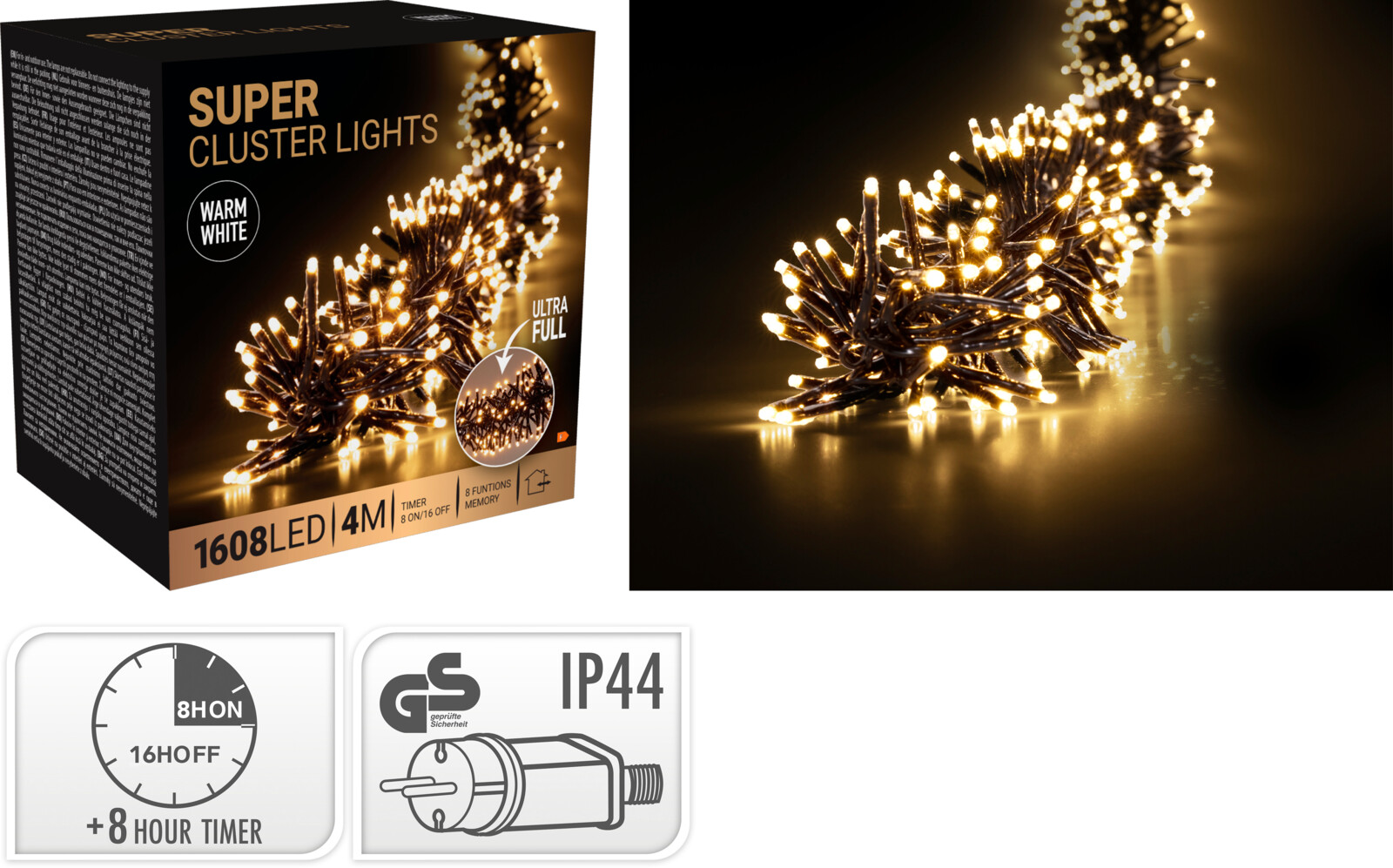 LED Supercluster, 1608 LED - 
