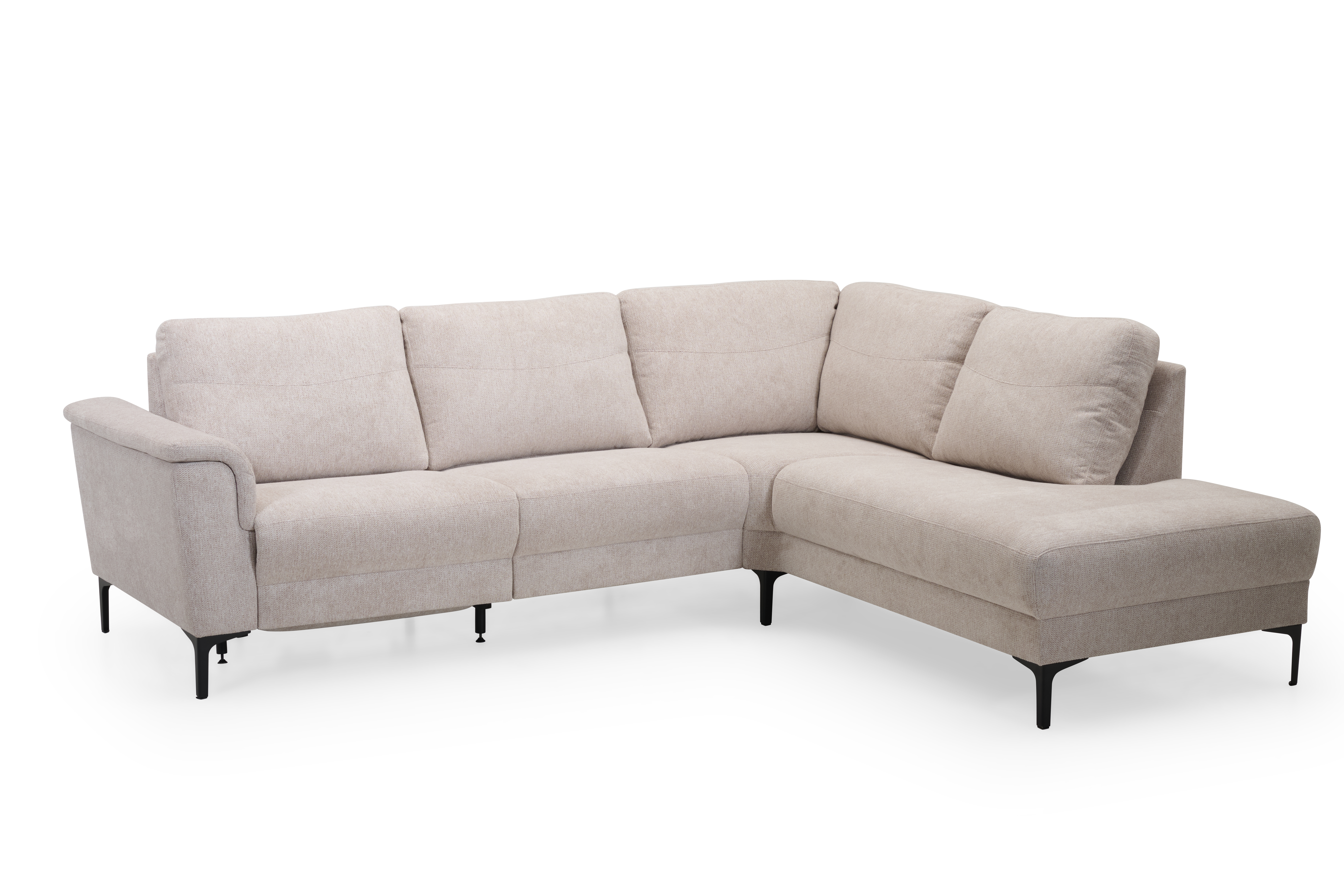 Ecksofa, Stoff Pale - LS26 Grace