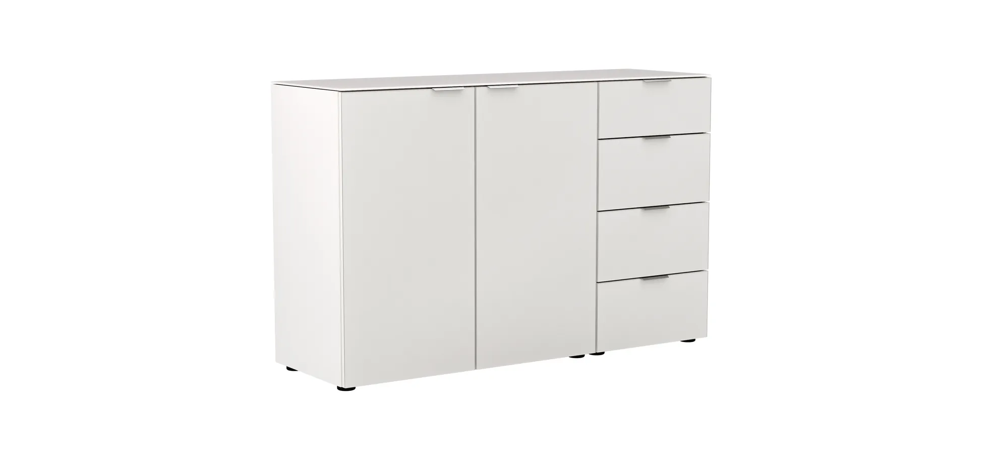 Kommode Colorado Beimöbel - BHT ca. 135x87x43 cm, Offwhite