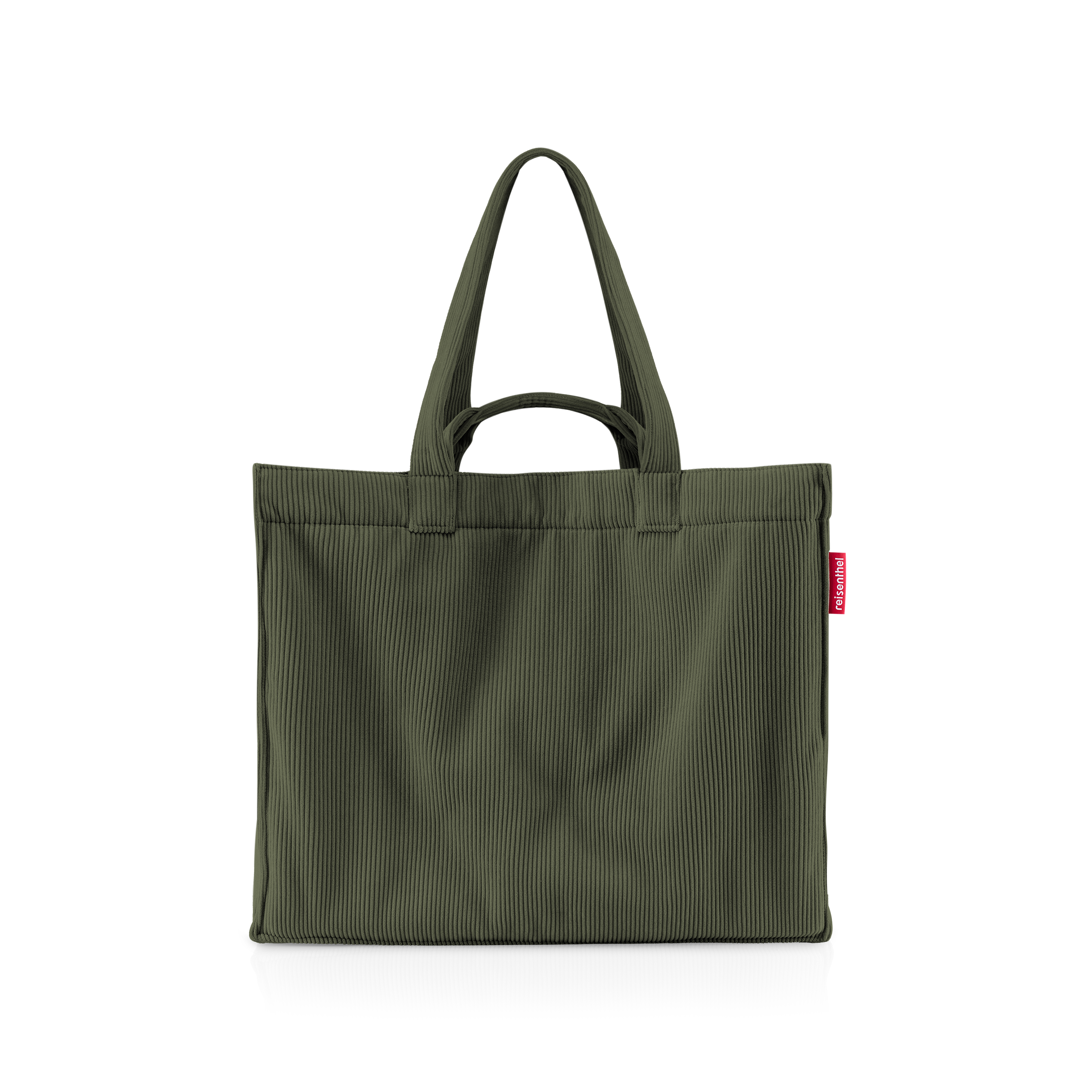 reisenthel, softshopper - cord dark matcha