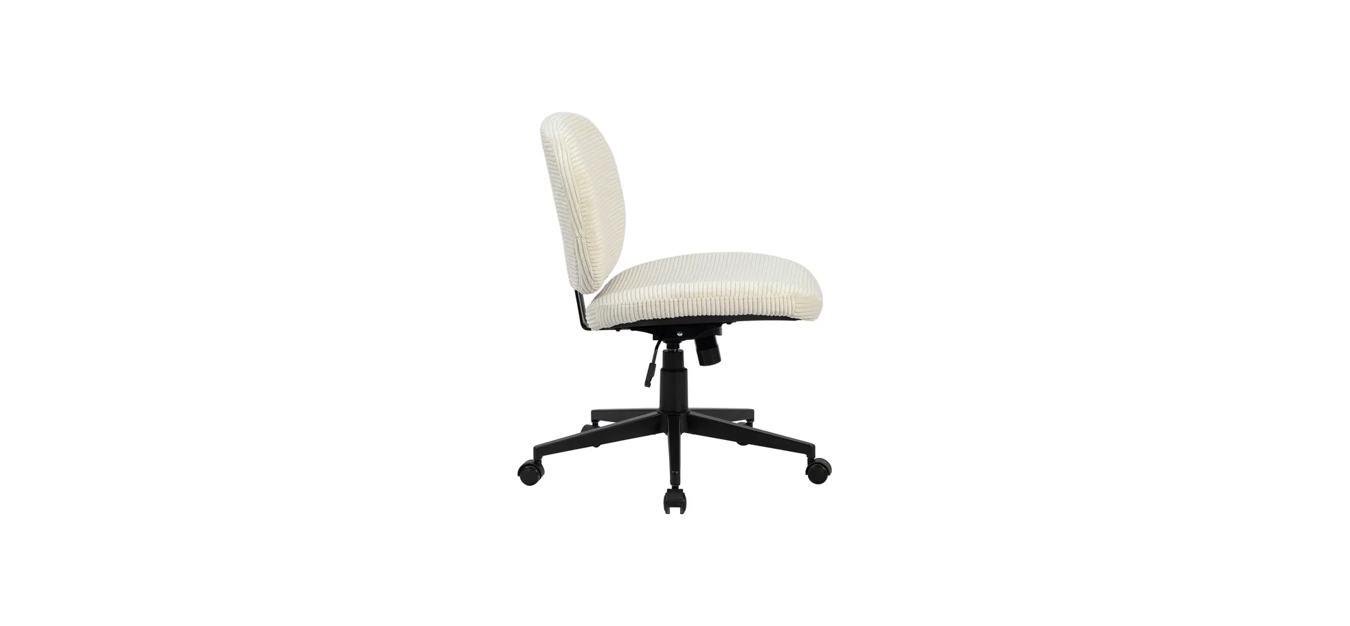 Drehstuhl, Cord creme - Deele