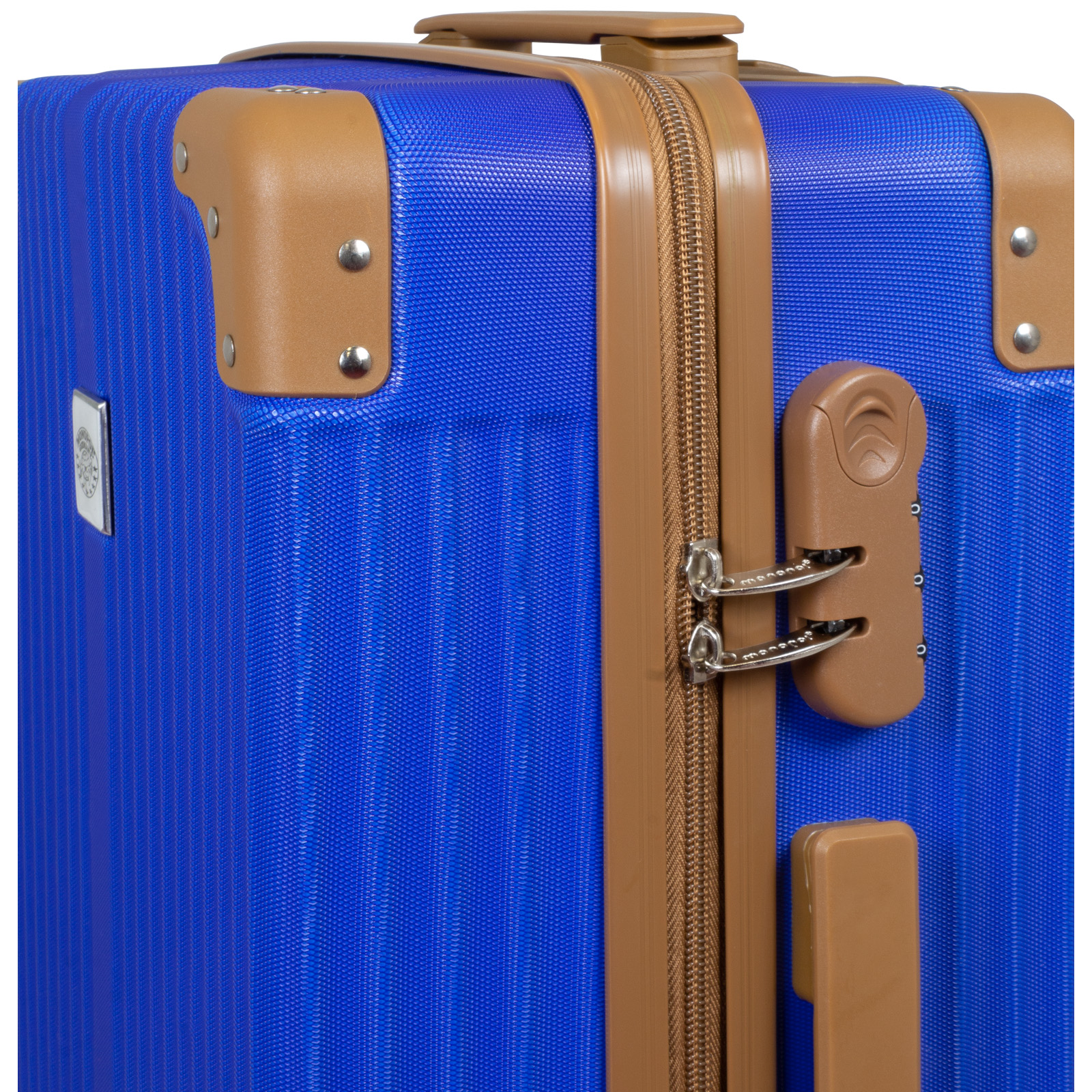 Koffer Barbados, mittel - 67cm, doppelräder, blau