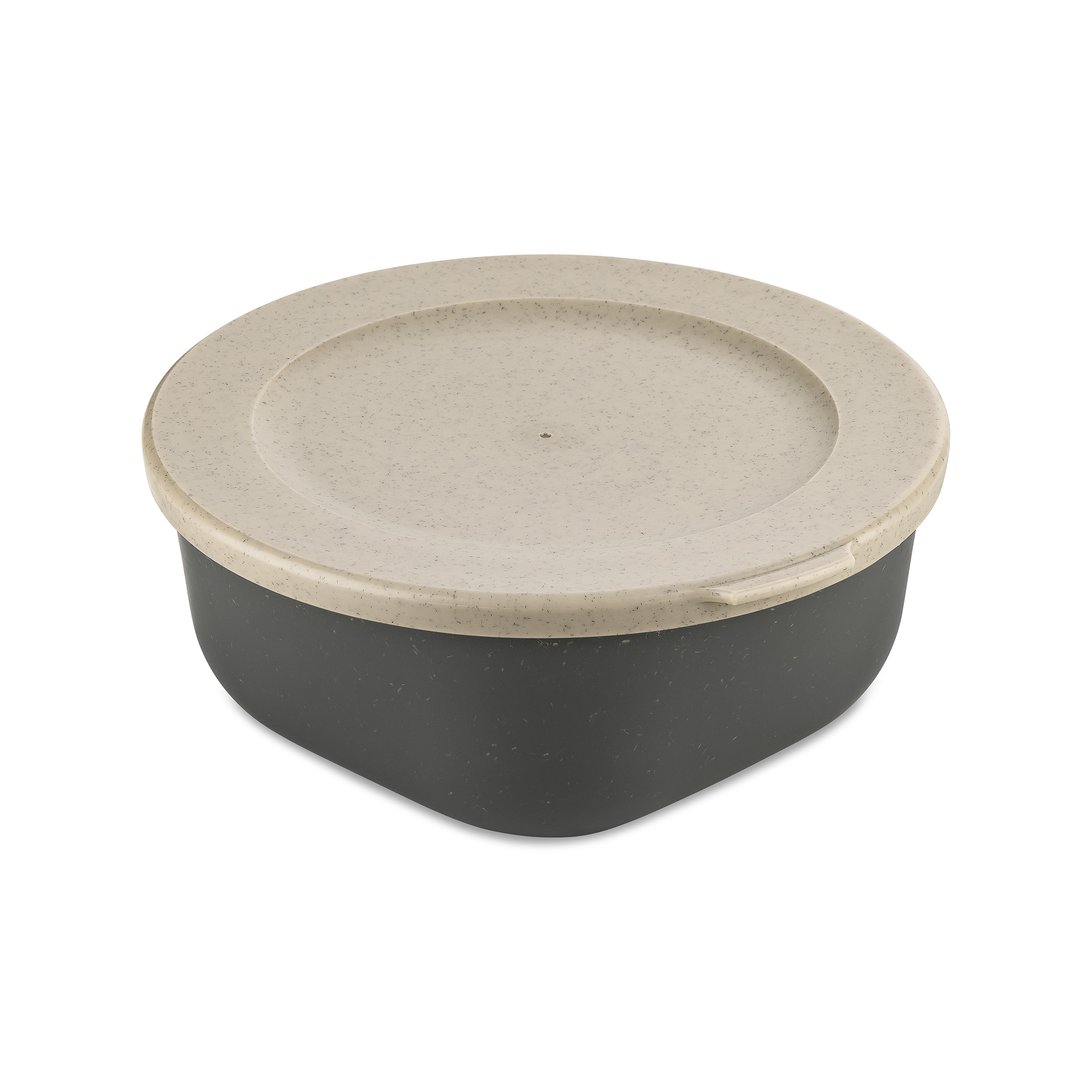 Box mit Deckel 700ml, nature ash grey - luftdicht, stapelbar, 100% CO2-neutral