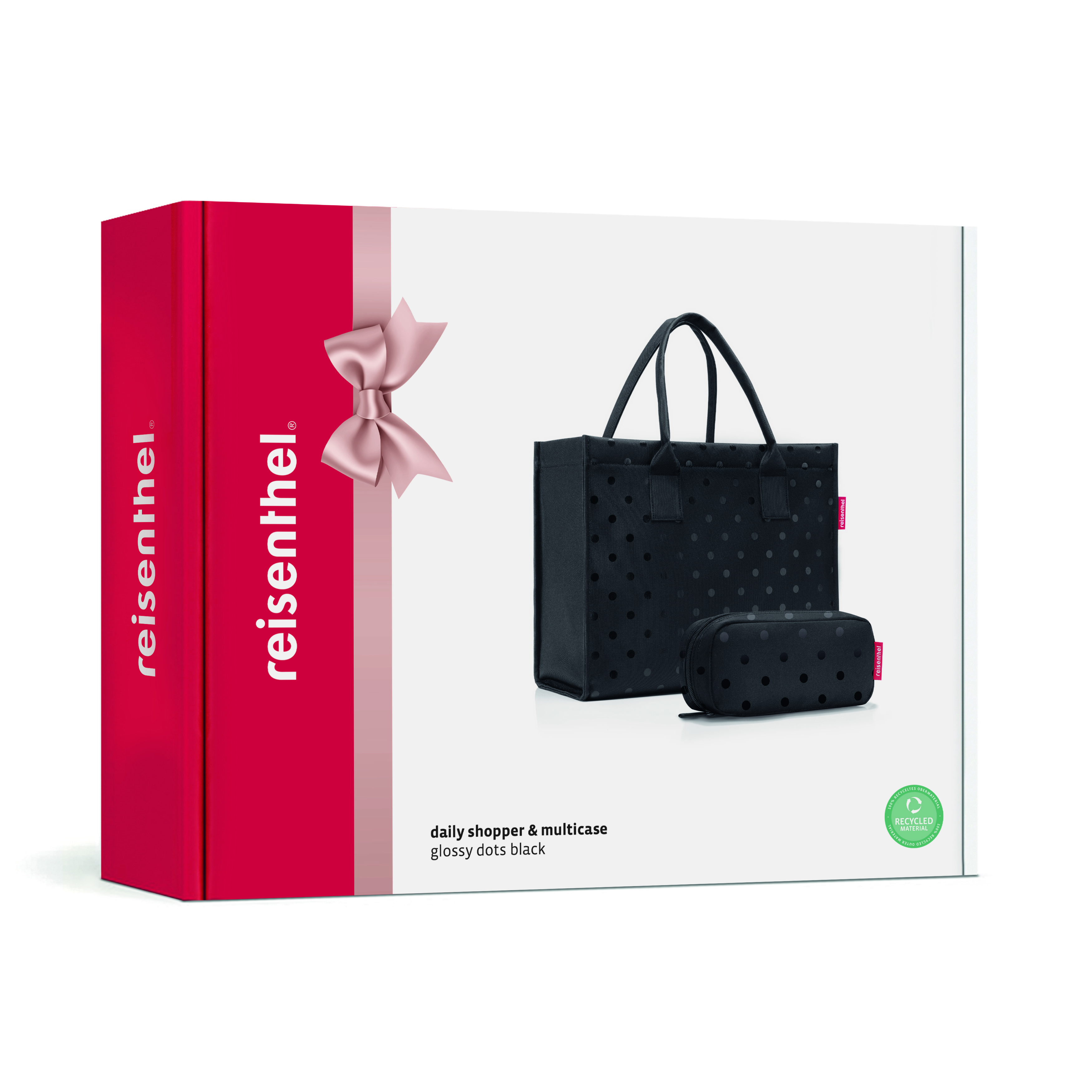 daily shopper set #1 glossy dots black