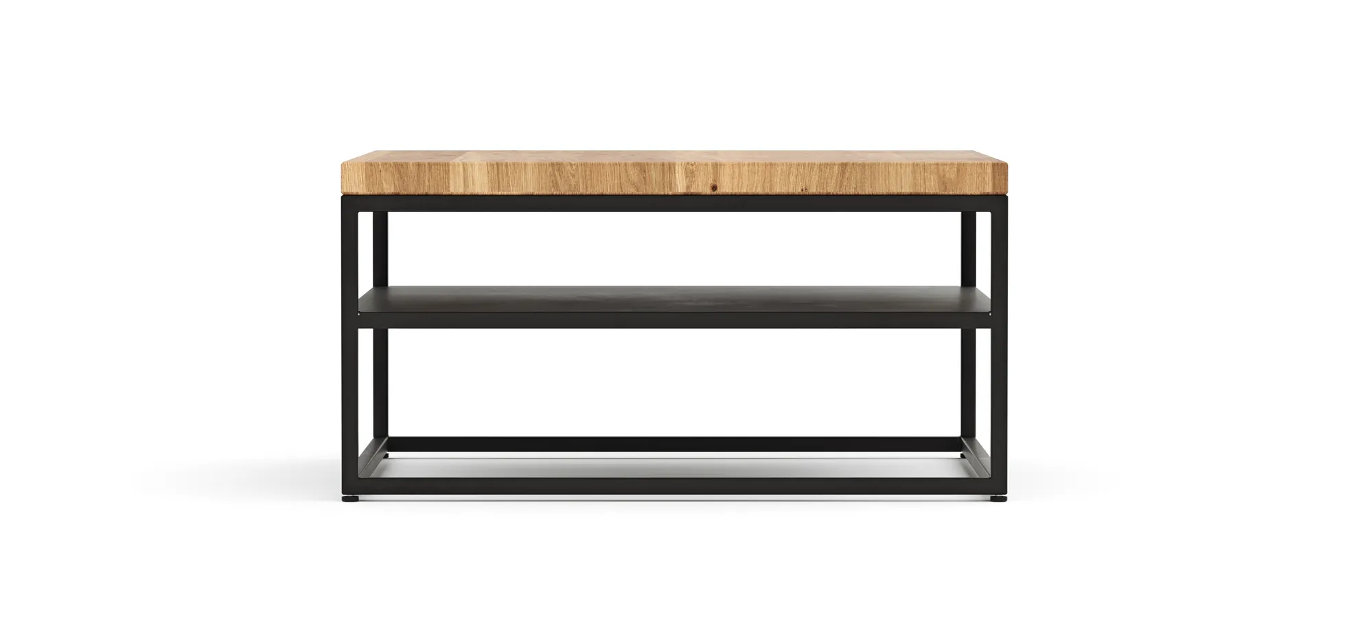 Couchtisch Farmingdale - LBH ca. 80x80x40 cm, Eiche massiv, natur geölt