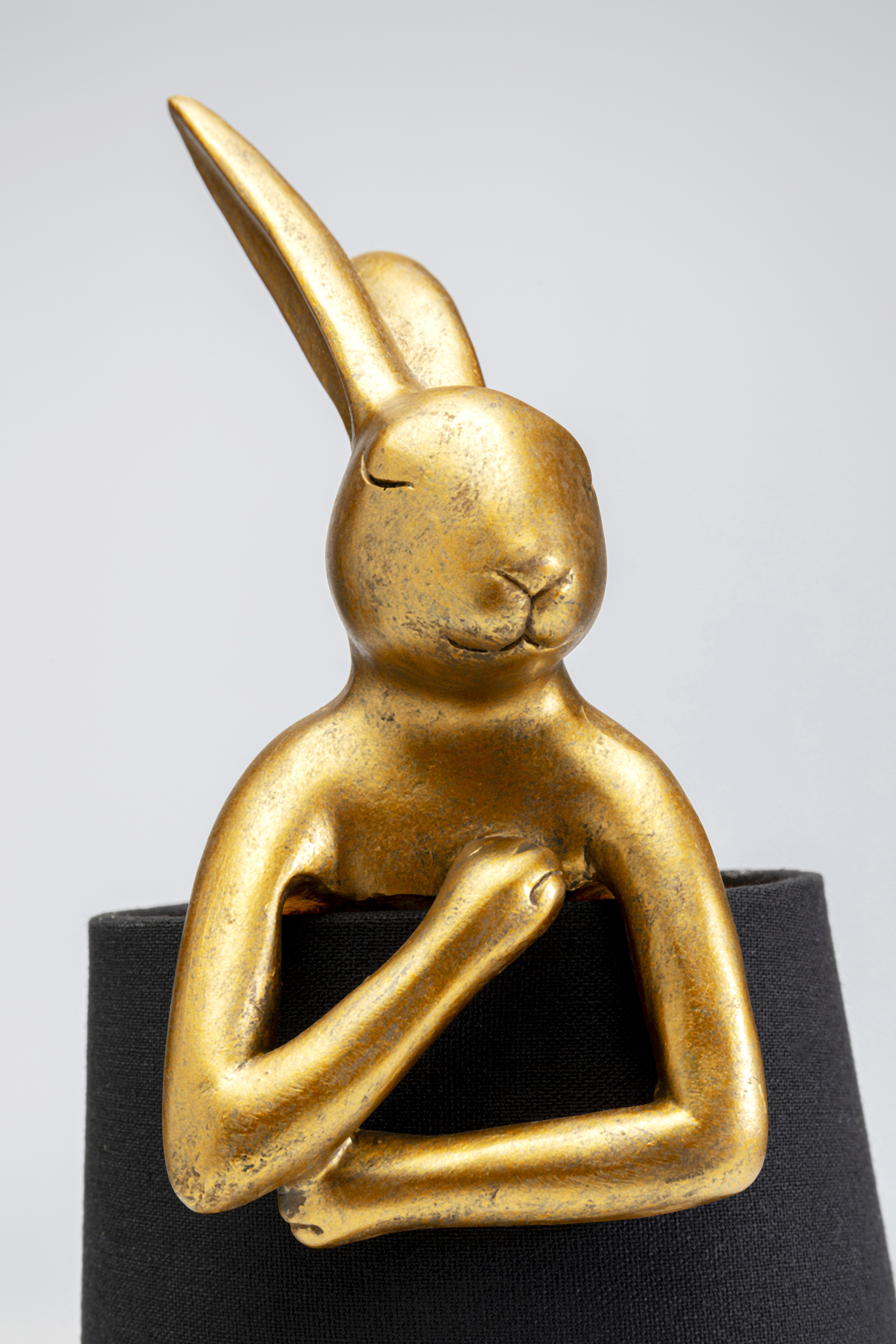 Tischleuchte Animal Rabbit, schwarz/gold - Leuchten