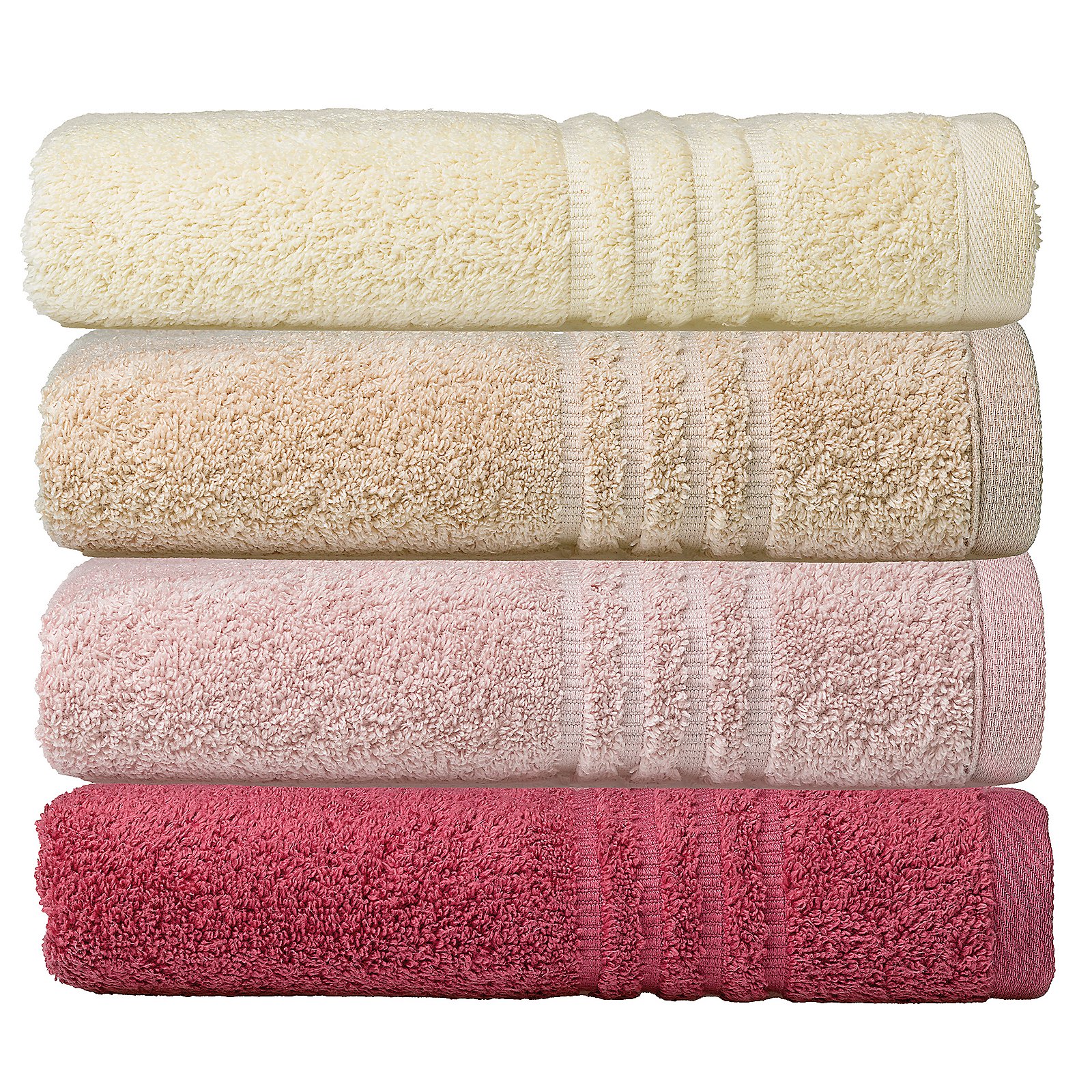 Waschhandschuh Leonora 21x15 cm - 100%Baumwolle Premium offwhite