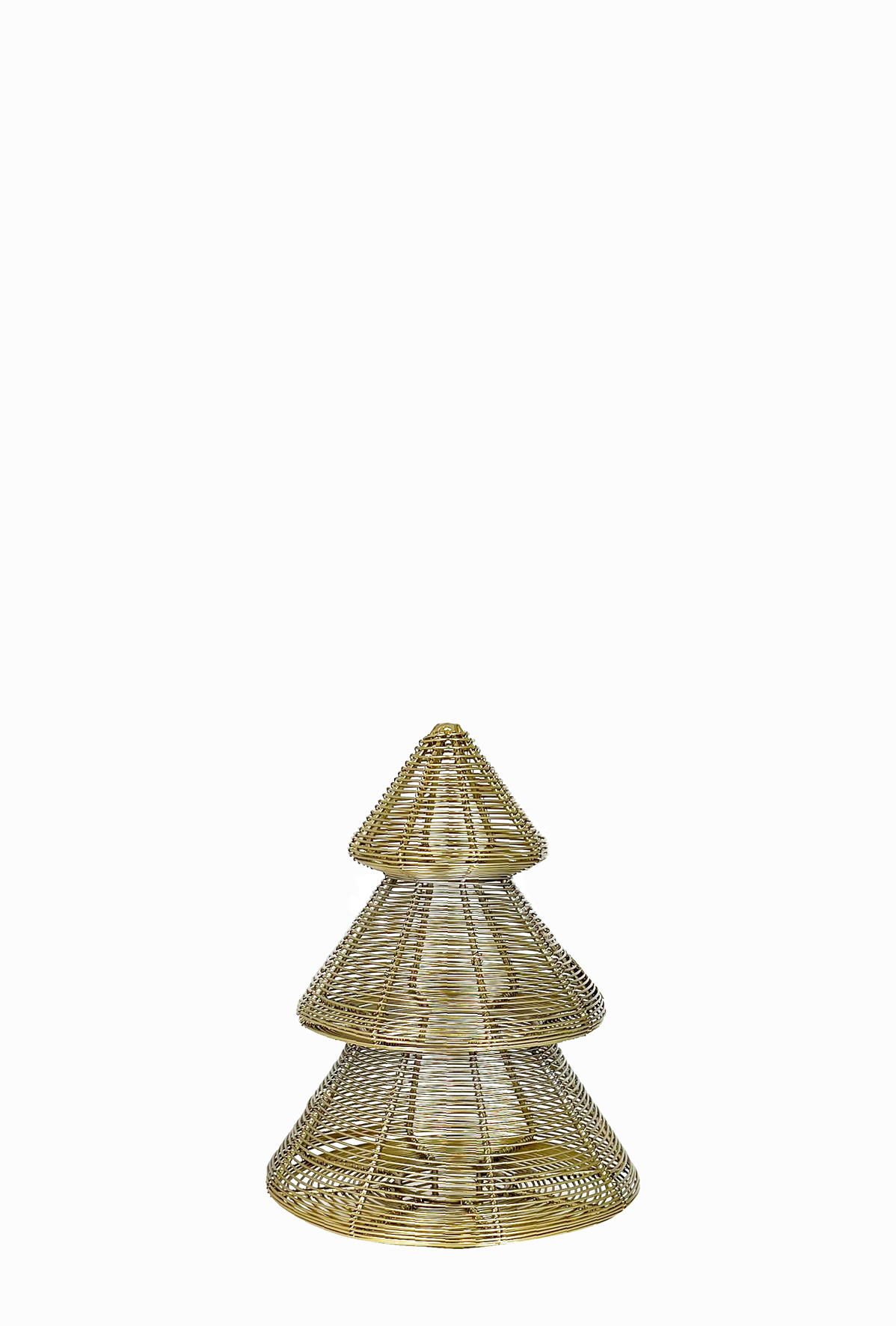 Tanne Revo - 3D gold 23cm Ø, 30cm Hoch
