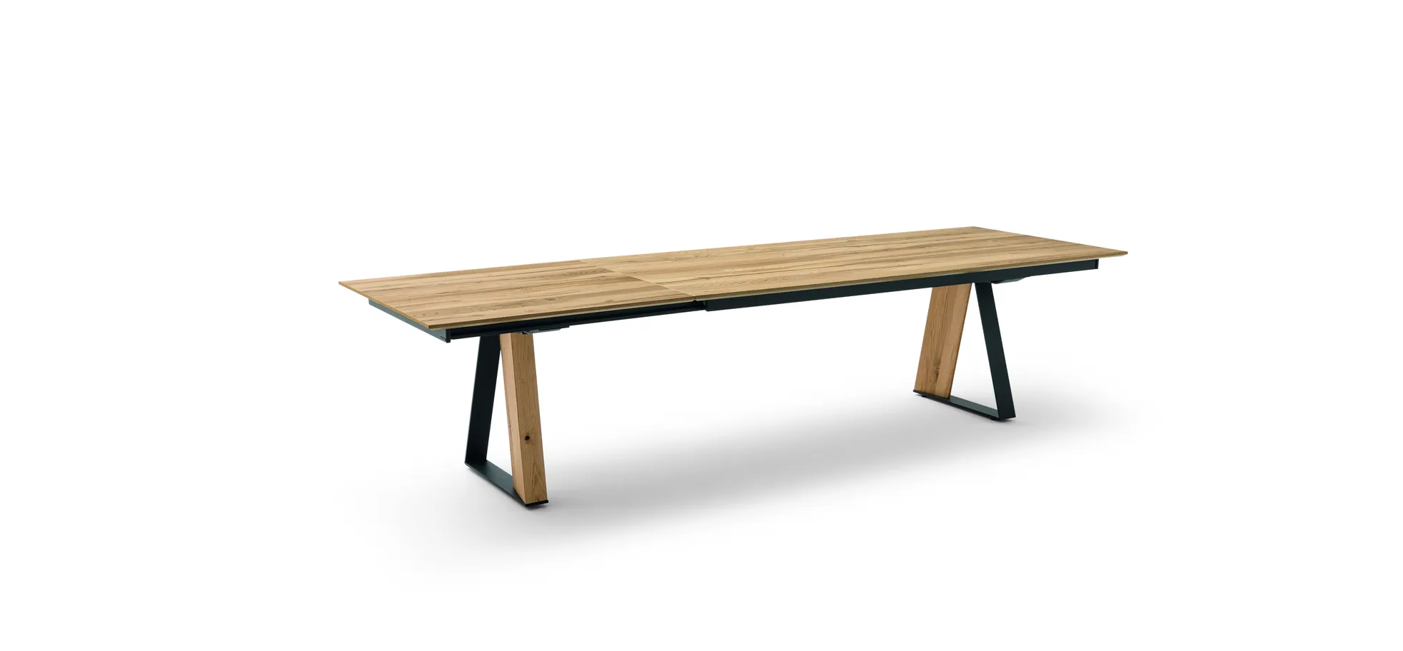 Esstisch - ausziehbar, LB ca. 220x100 cm, Eiche Furnier
