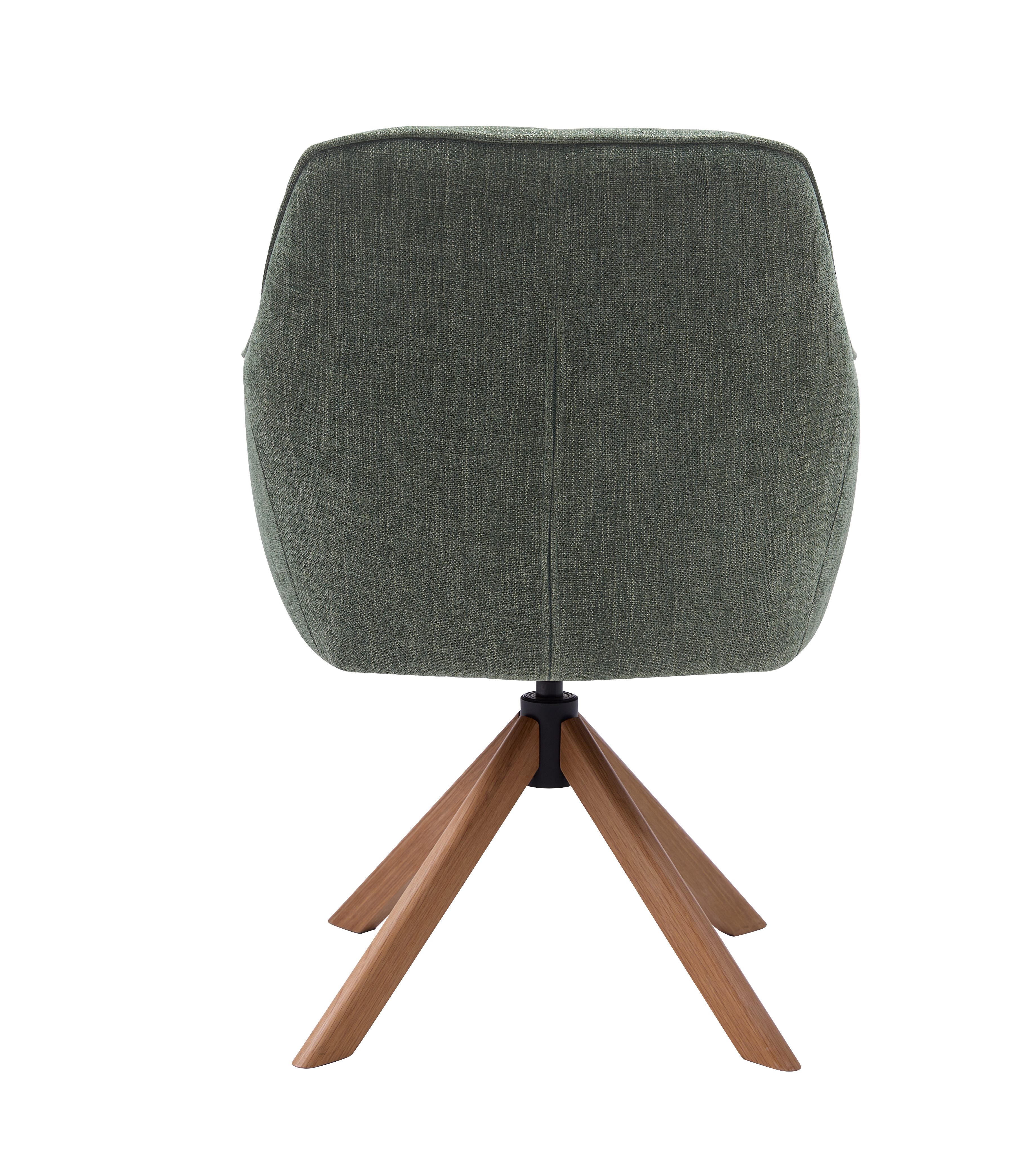 Armlehnstuhl, drehbar, Stoff Grün - Udela