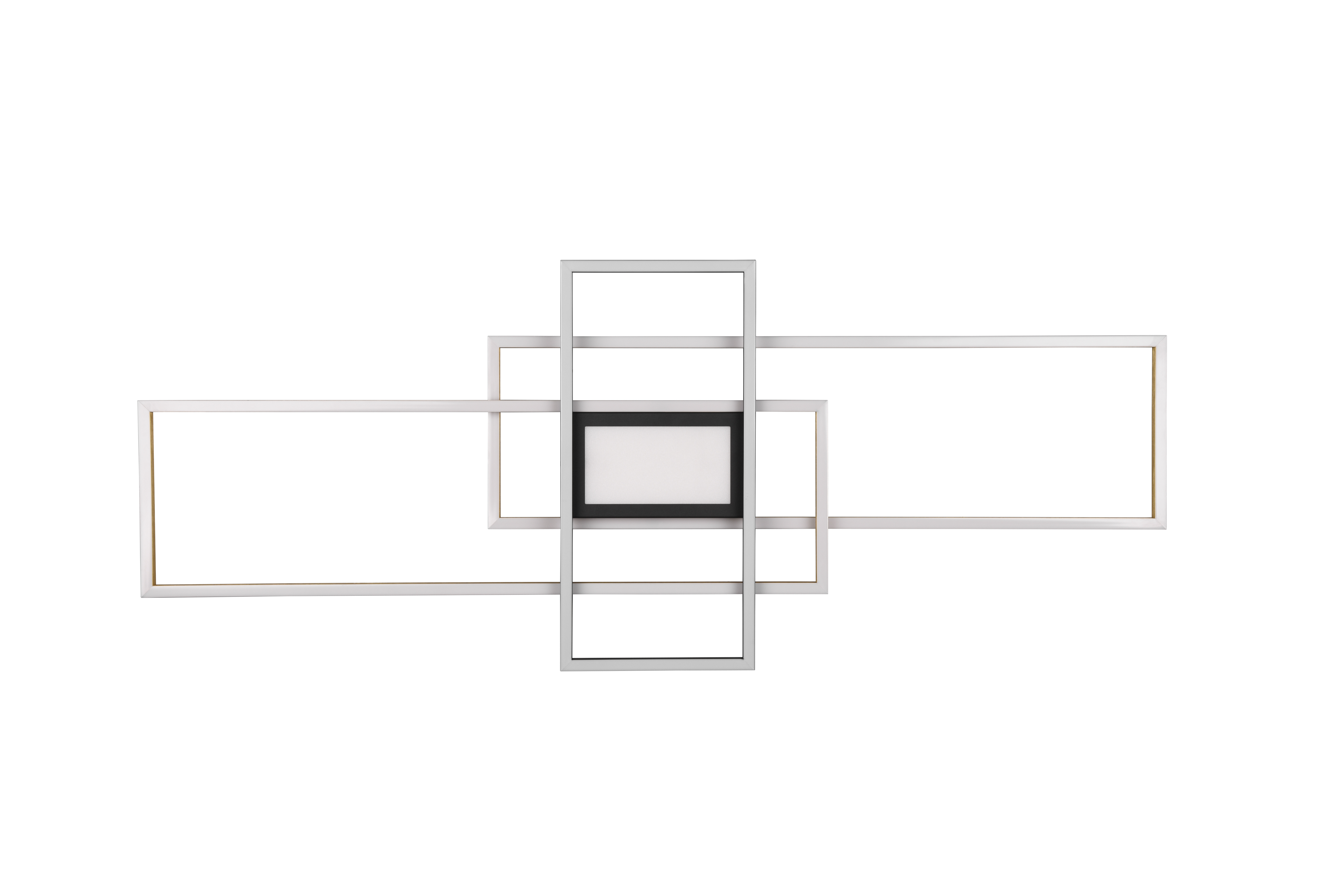 Deckenleuchte Irvine - 1flg., Metall/Messing matt,105x6,5x42cm