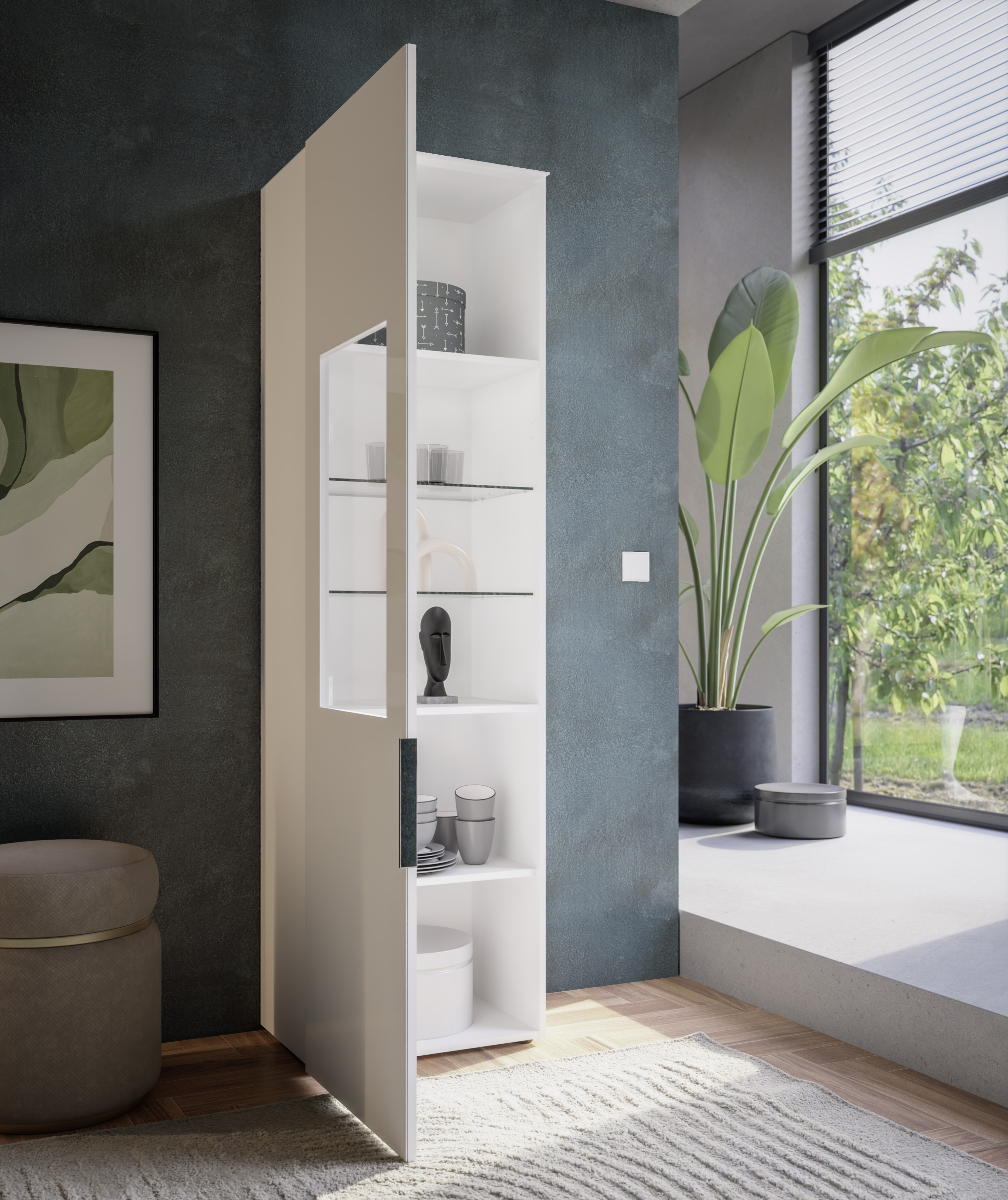 Vitrine, mit Beleuchtung - MyStyle 2044