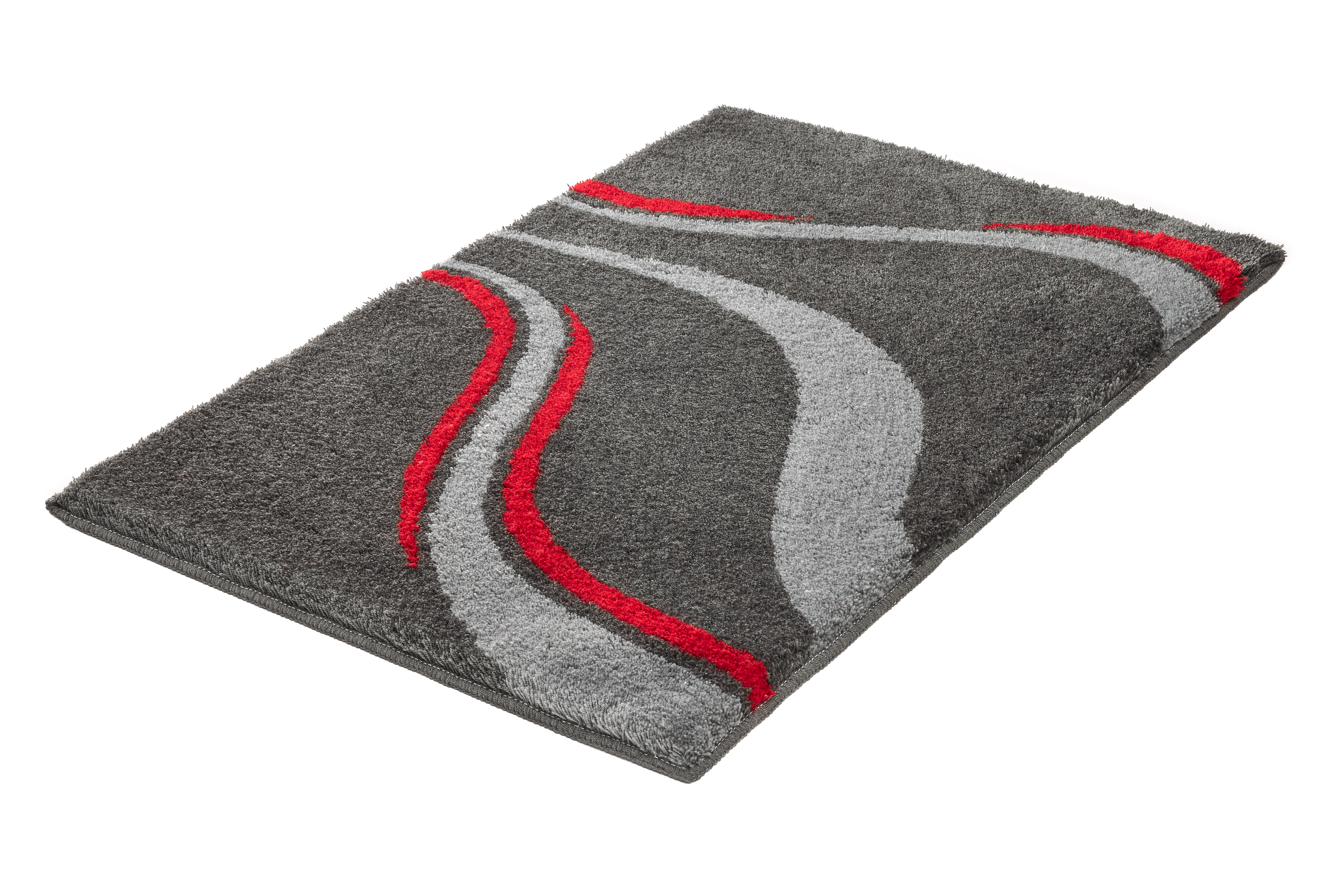 Badteppich, Vento, Schiefer, 60x 90 cm