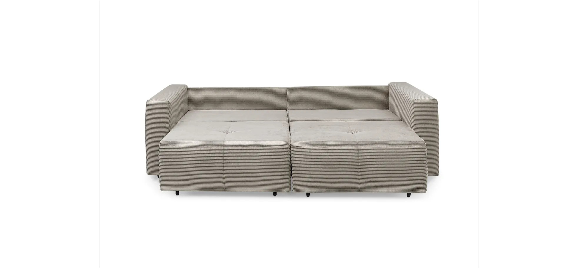 Megasofa, Stoff Cord Taupe - Juless