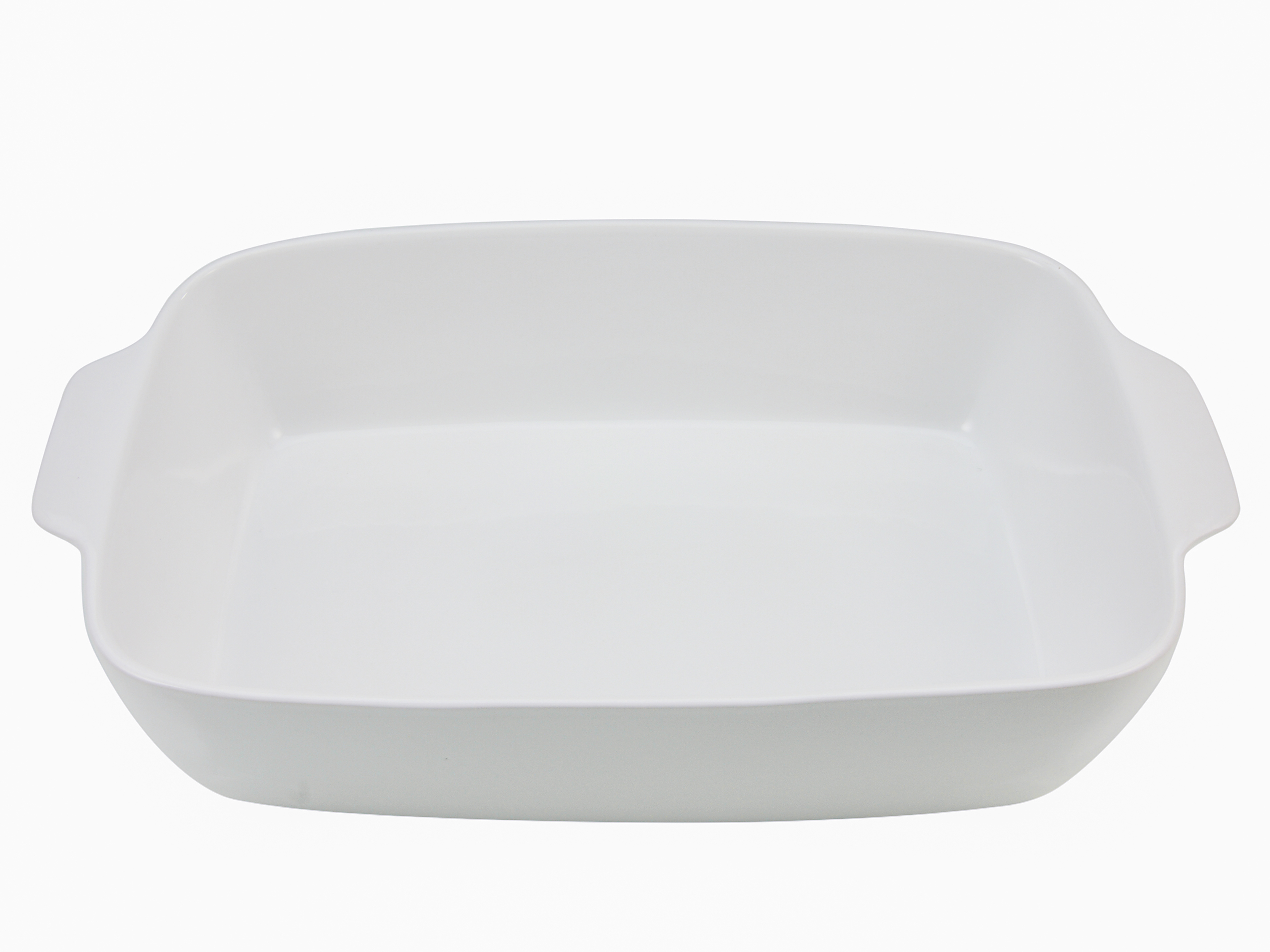 Auflaufform, 24,5x8,5x40 cm - Big, weiß