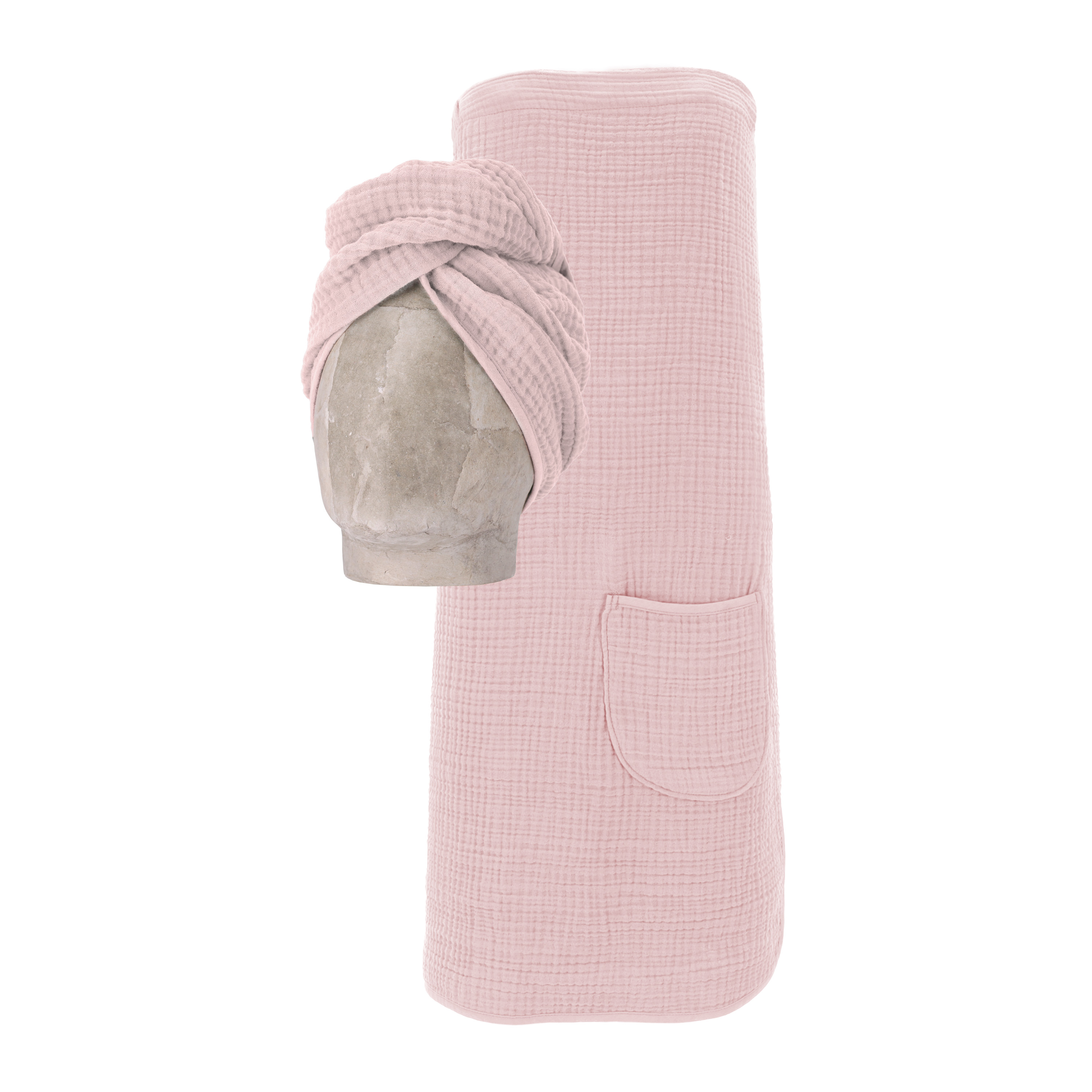 Saunakilt 2tlg. One Size pearl skin - Wellness-Set