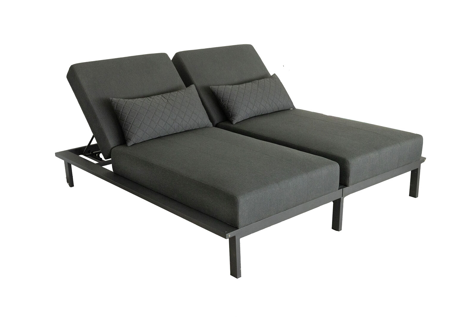 Daybed, Doppelliege, Rollbar, verstellb.Rücken,  - Pure