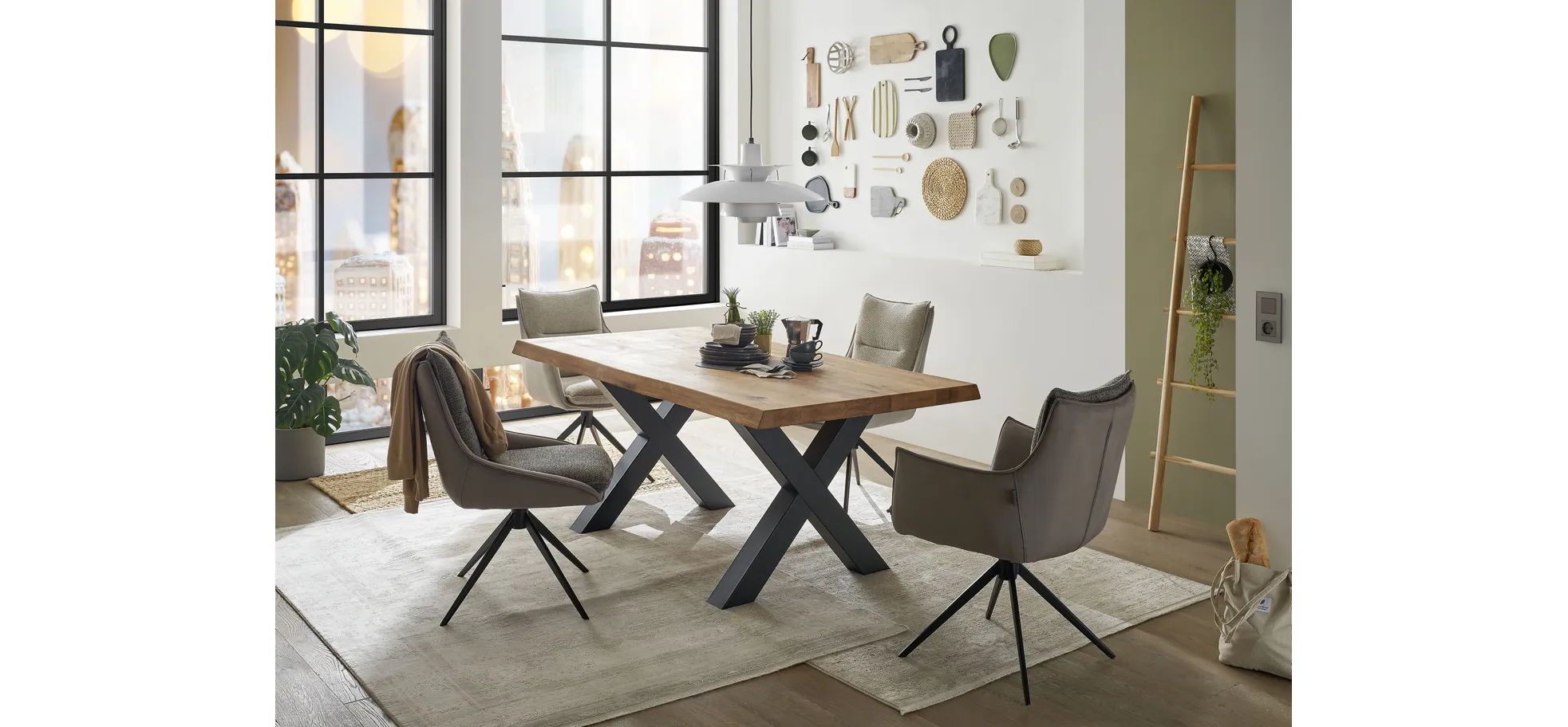 Stuhl, drehbar 360° autoreturn - Mandy