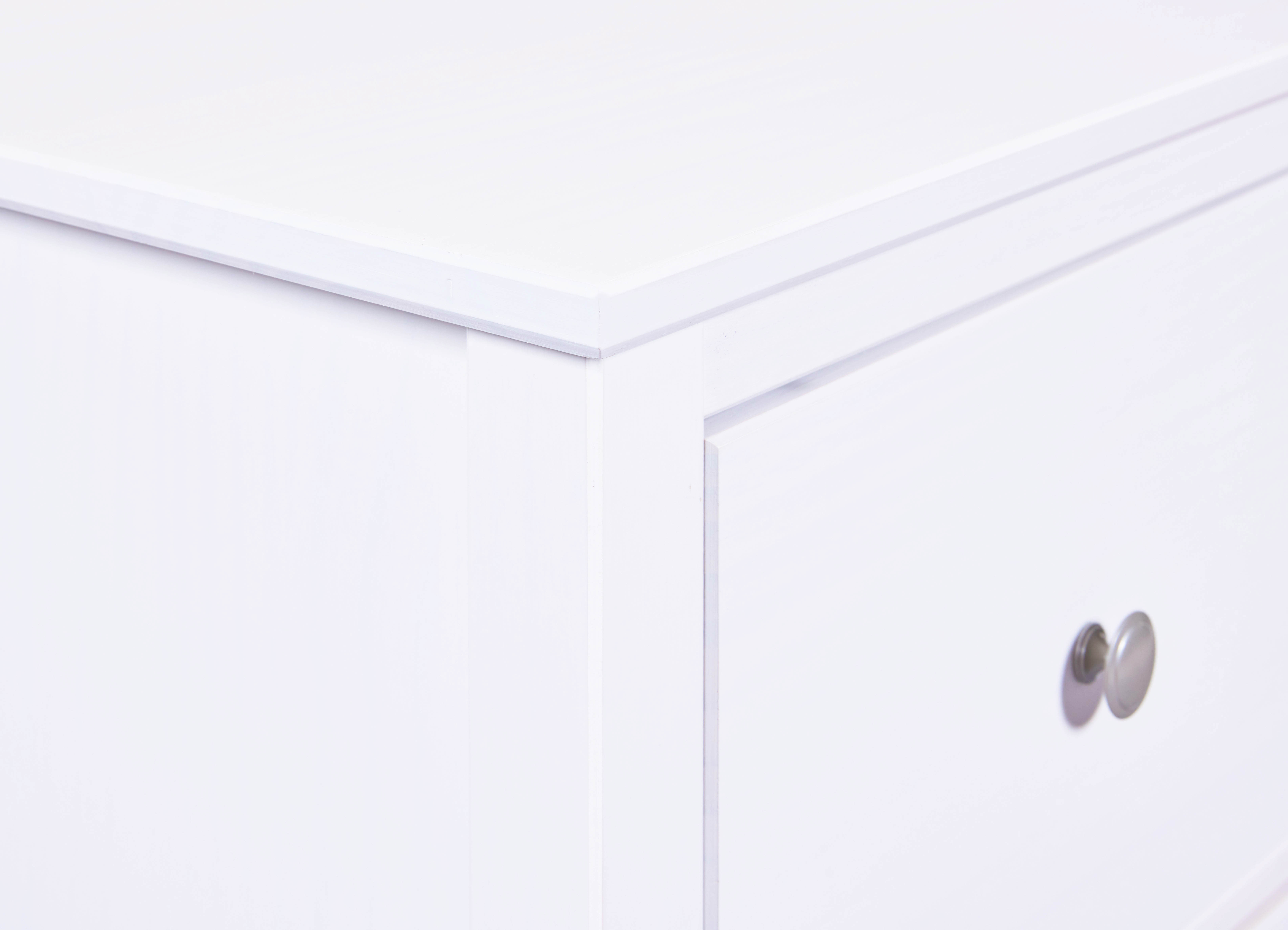 Schubladenkommode, Massivholz weiß - MyStyle 3076