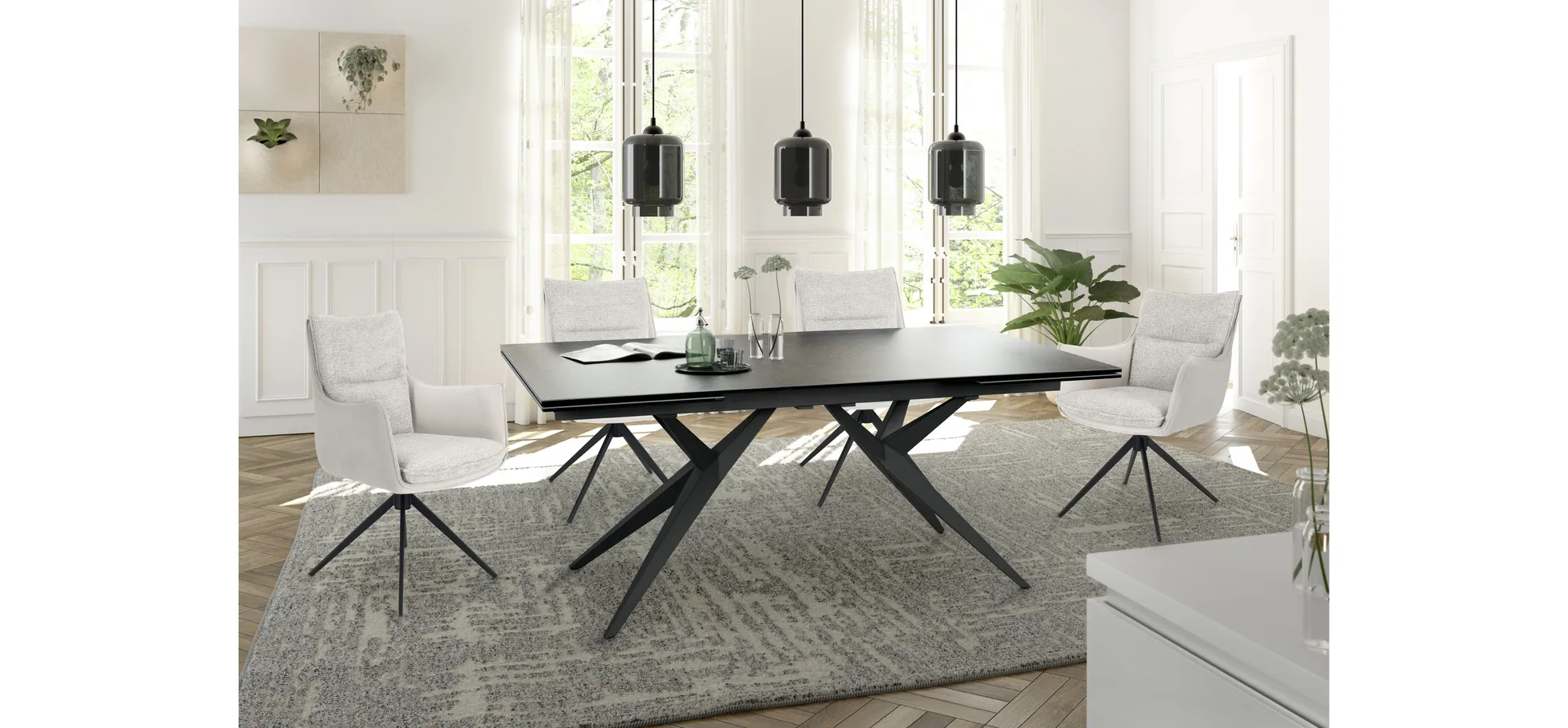 Armlehnstuhl, drehbar 360° autoreturn - Mandy