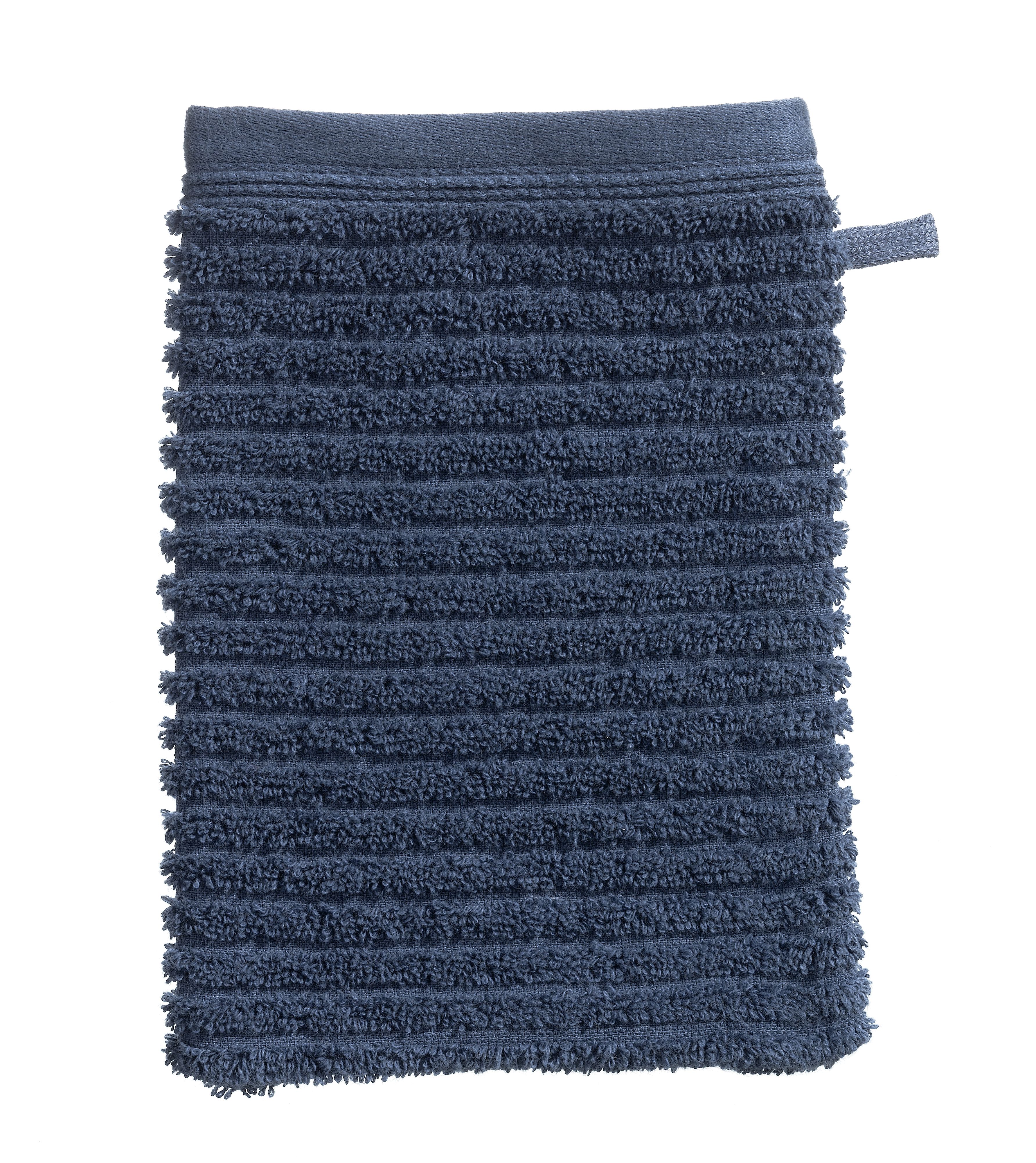 Waschhandschuh Casea Natürlich Almeria, 15x21cm - blau