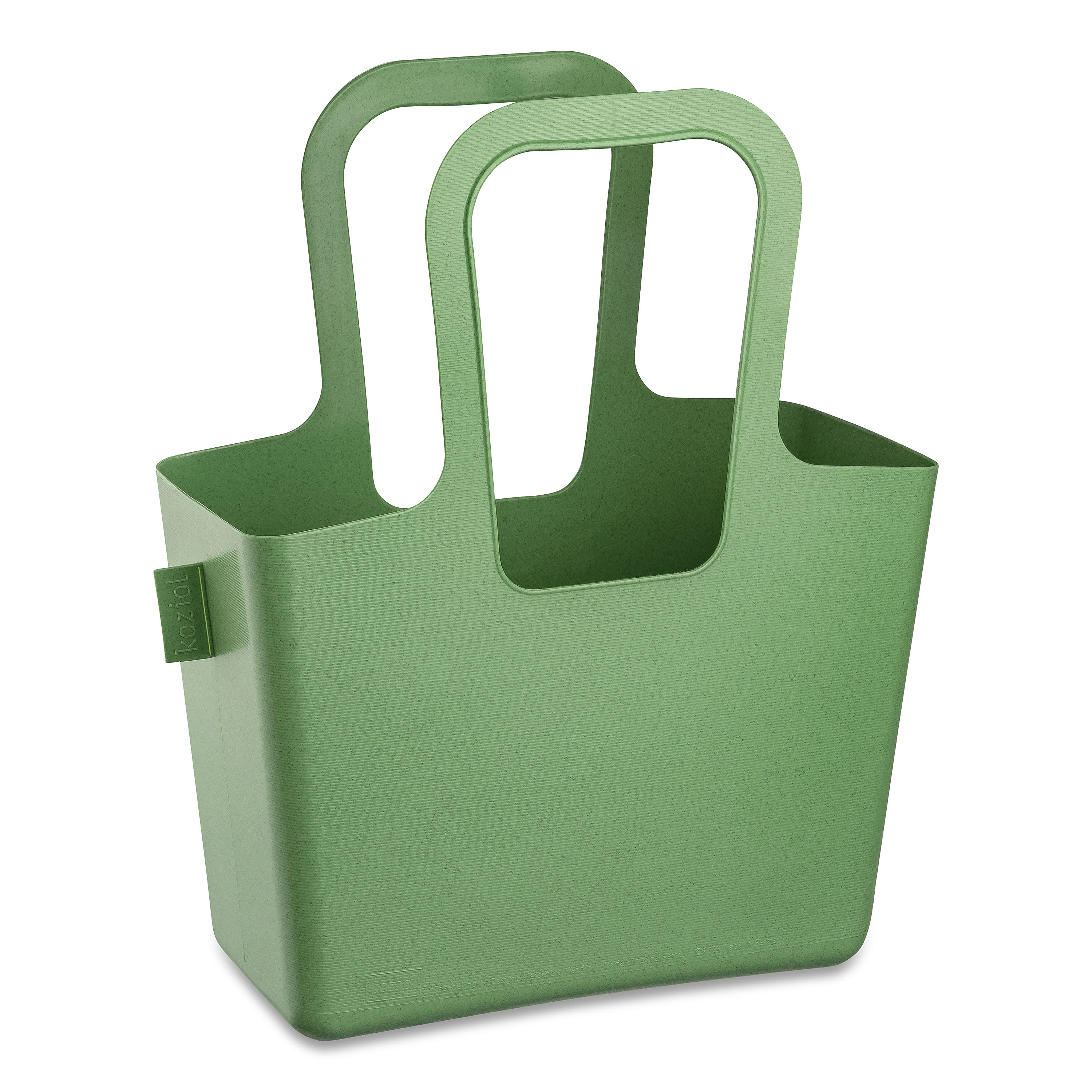 Tasche, 38,6x32,7x13cm, nature leaf green - leicht zu reinigen, 100% CO2-neutral