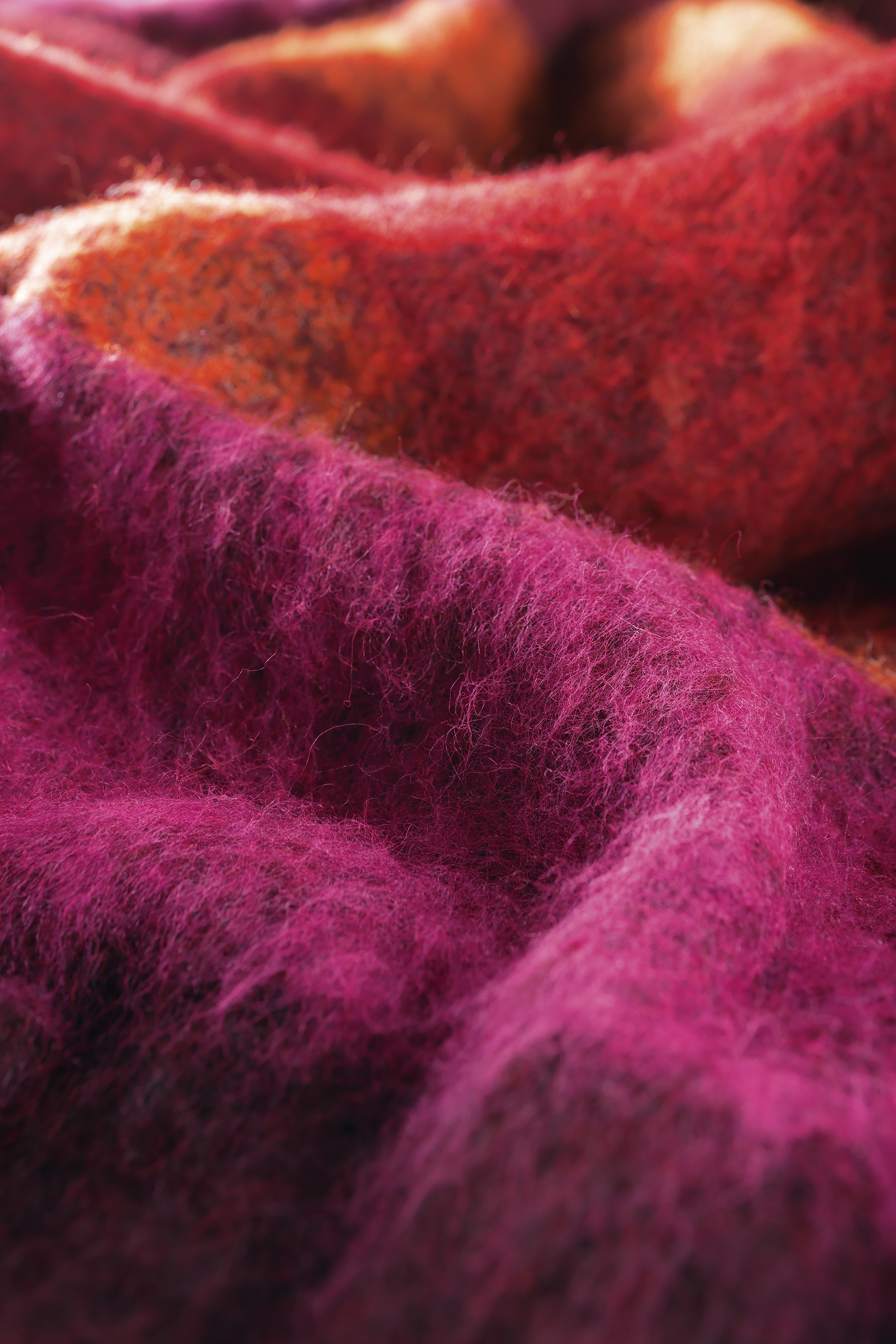 Plaid Mohair Look - 130 x 190 cm