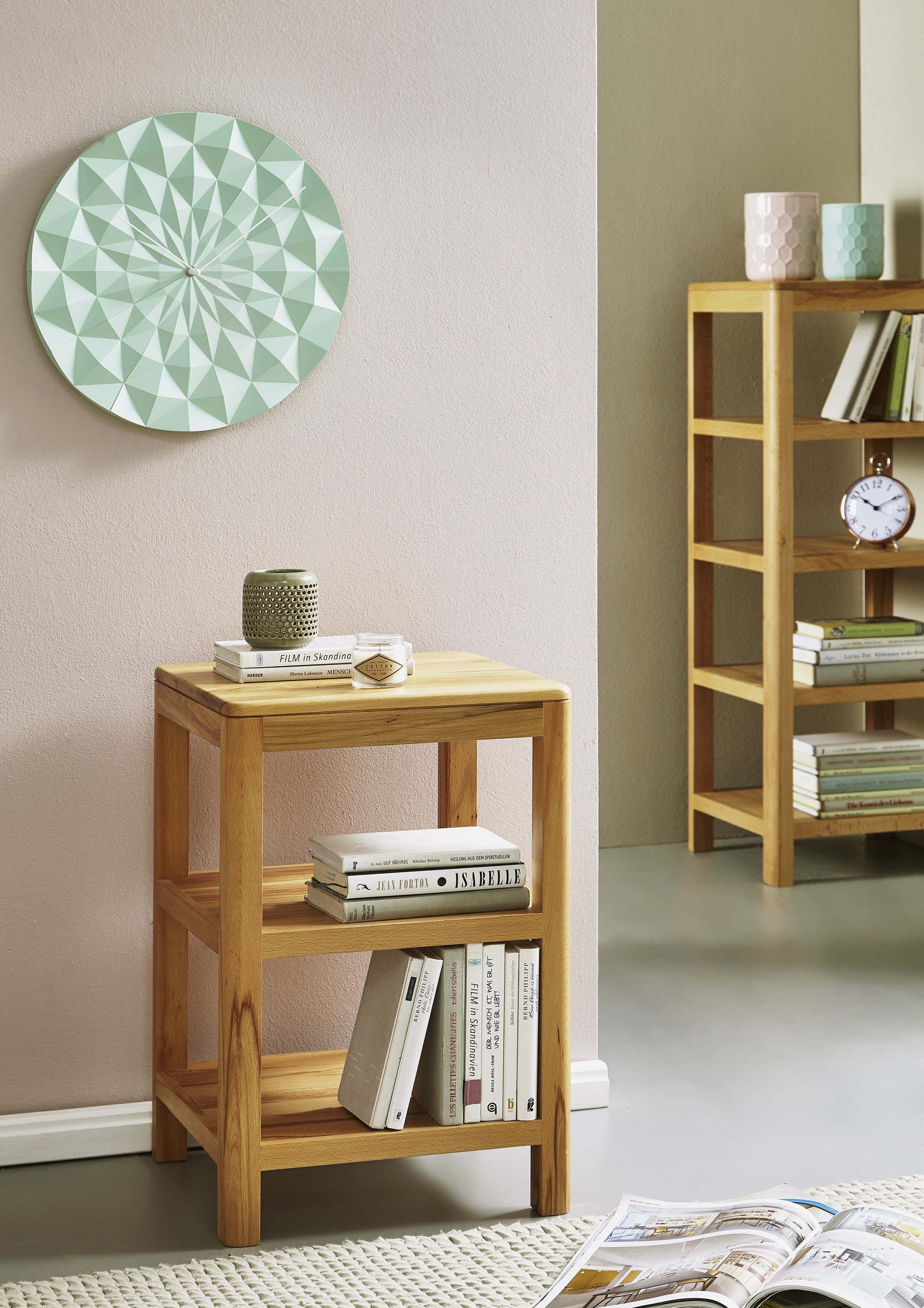 Regal klein, Kernbuche massiv geölt - MYKON 288