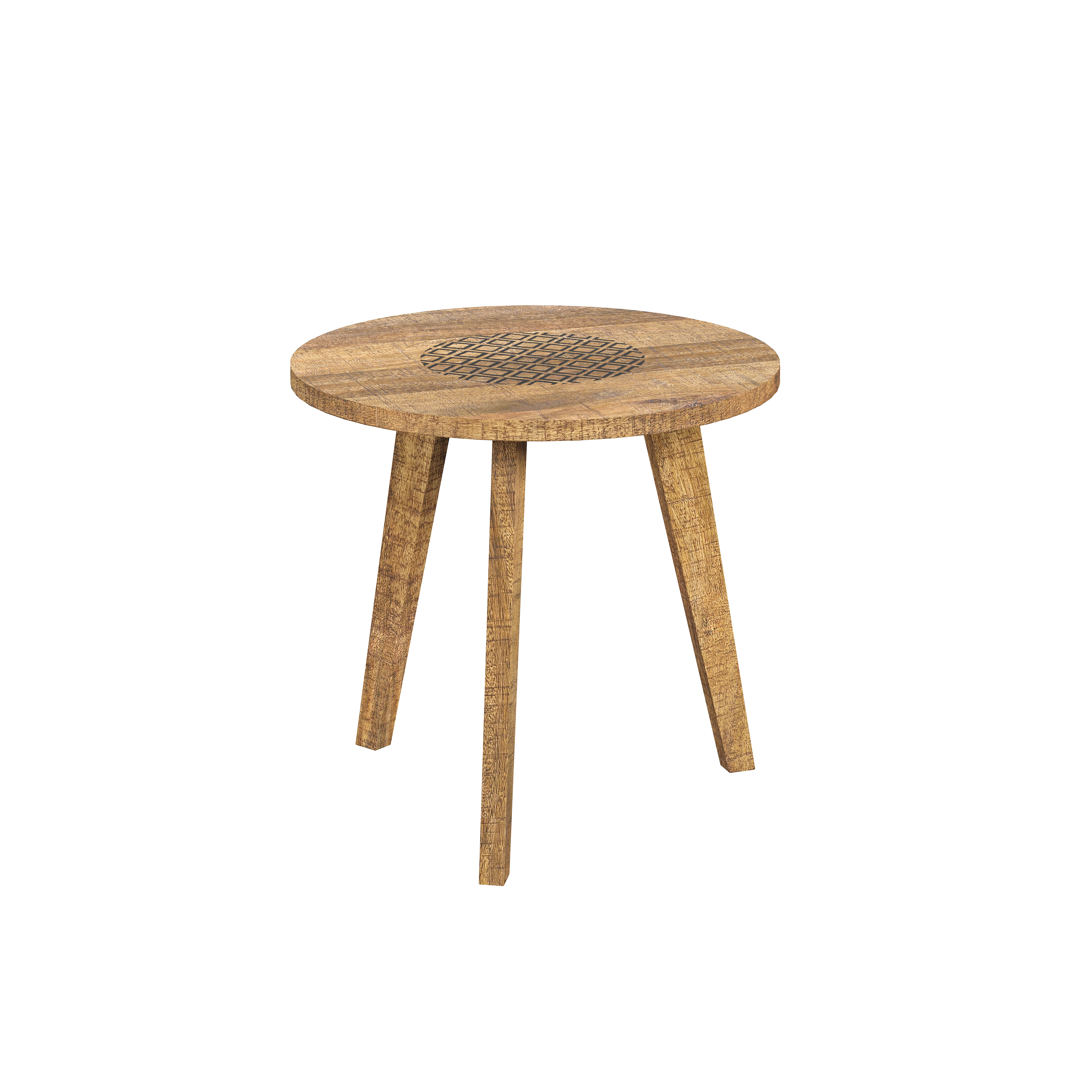 Beistelltisch, Mangoholz, Ø ca.50cm - MyStyle 1008