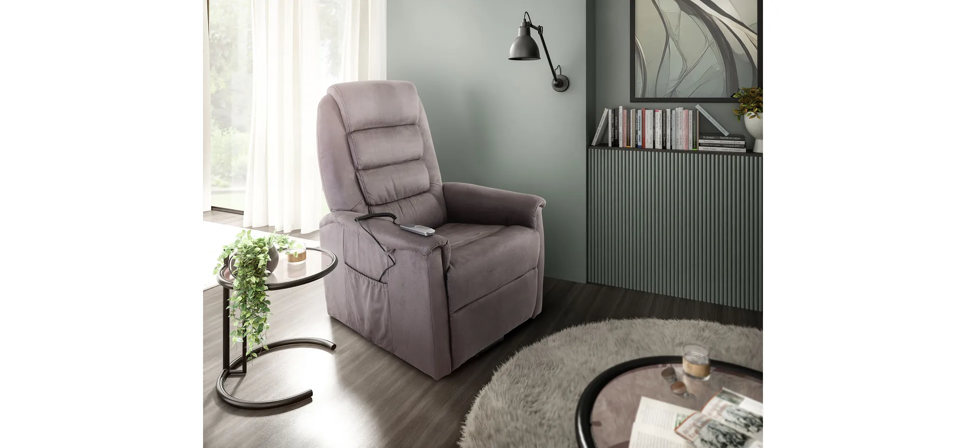 Fernsehsessel, braun - 100289