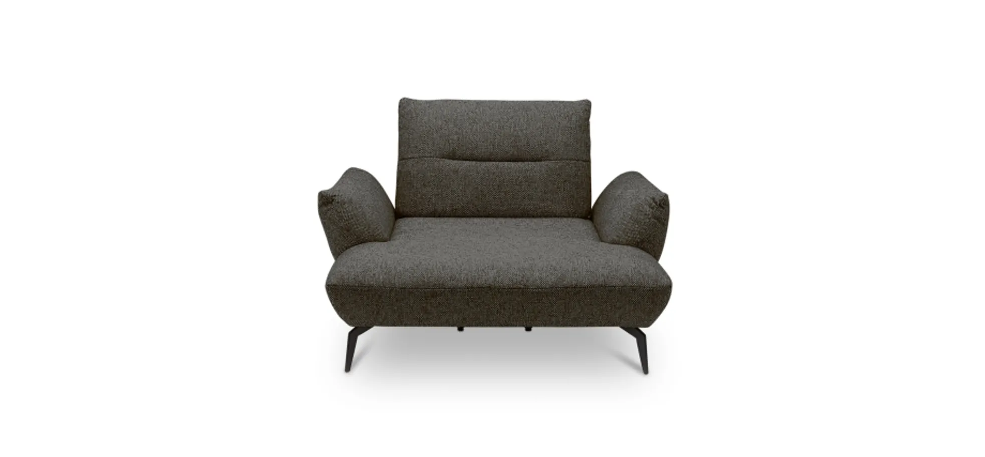 Sessel PAYTON - Loveseat, Stoff, Braun