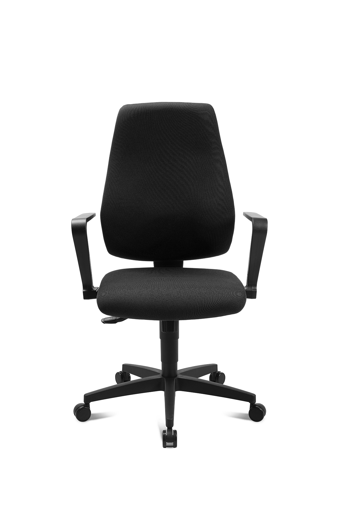 Drehstuhl, Bezug schwarz, Fuß schwarz - Green Star SY