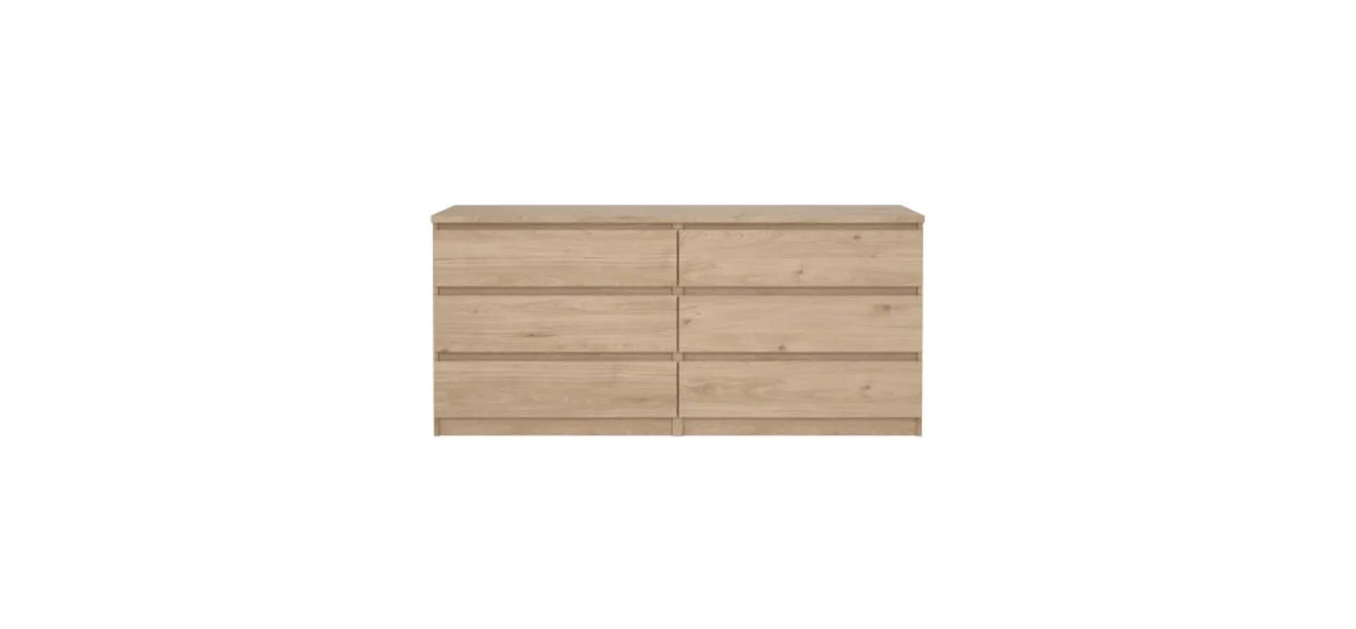 Kommode - B ca. 154 cm, Jackson Hickory Nachbildung