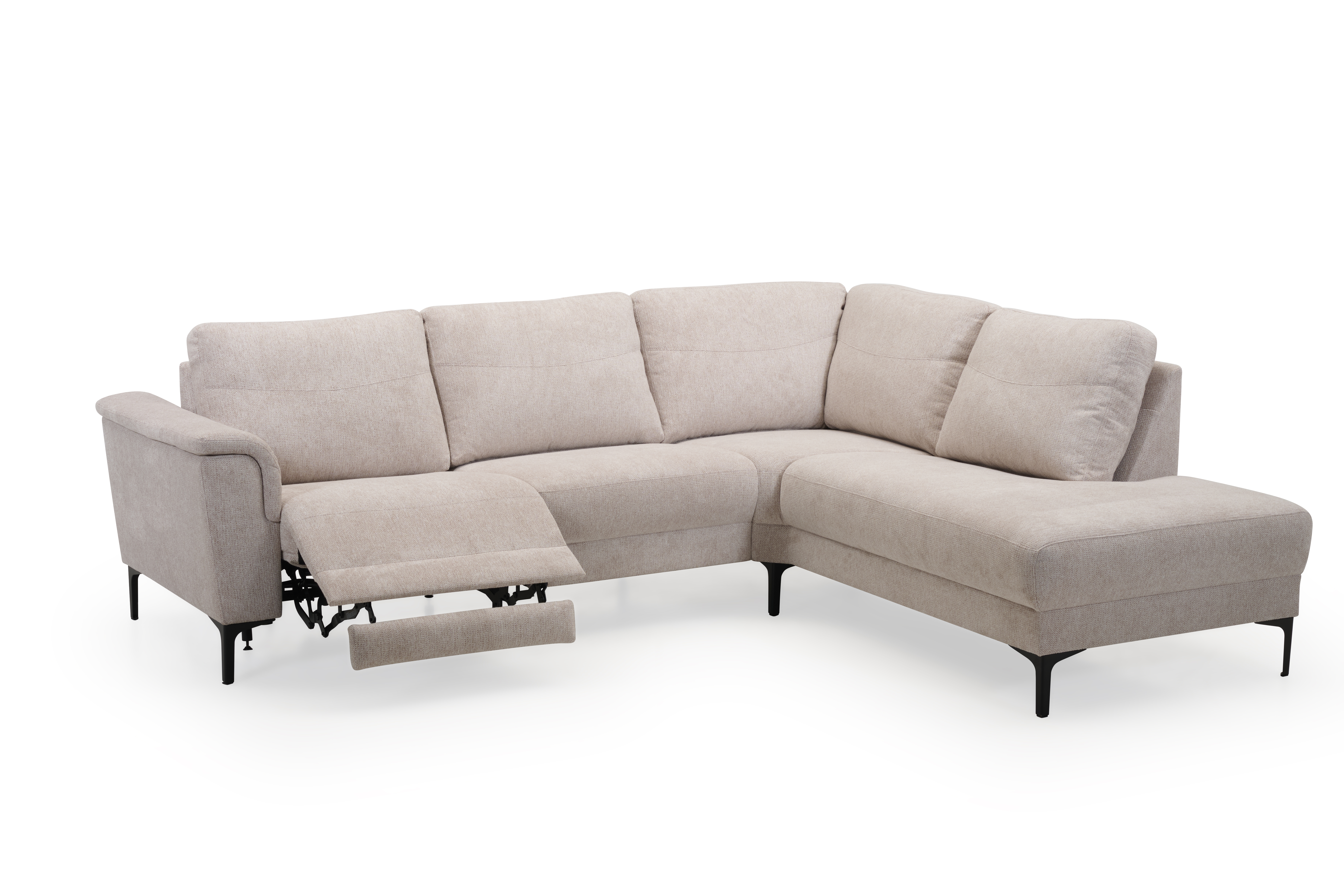 Ecksofa, Stoff Pale - LS26 Grace