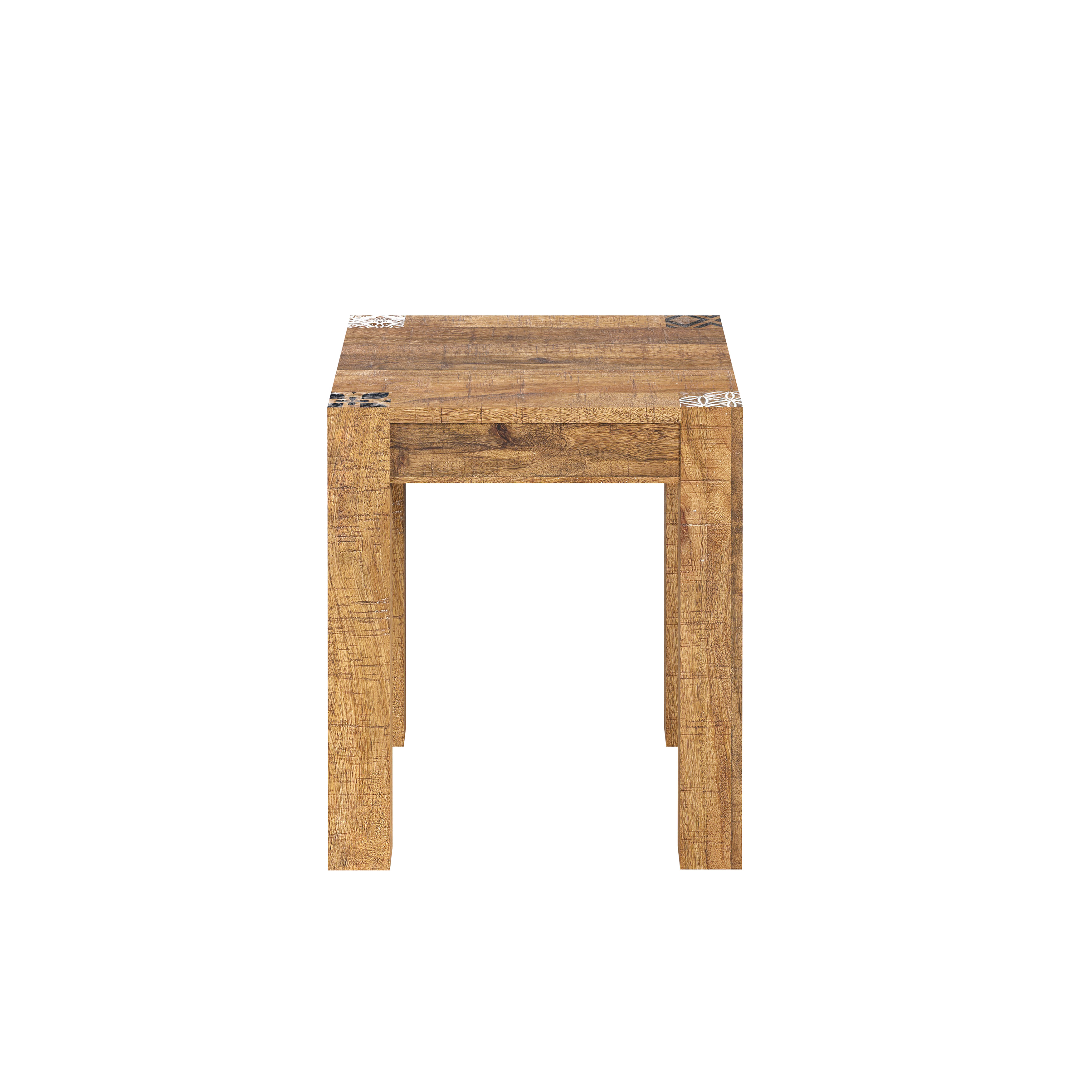 Couchtisch, Mangoholz, ca.40x40 cm - MyStyle 1008