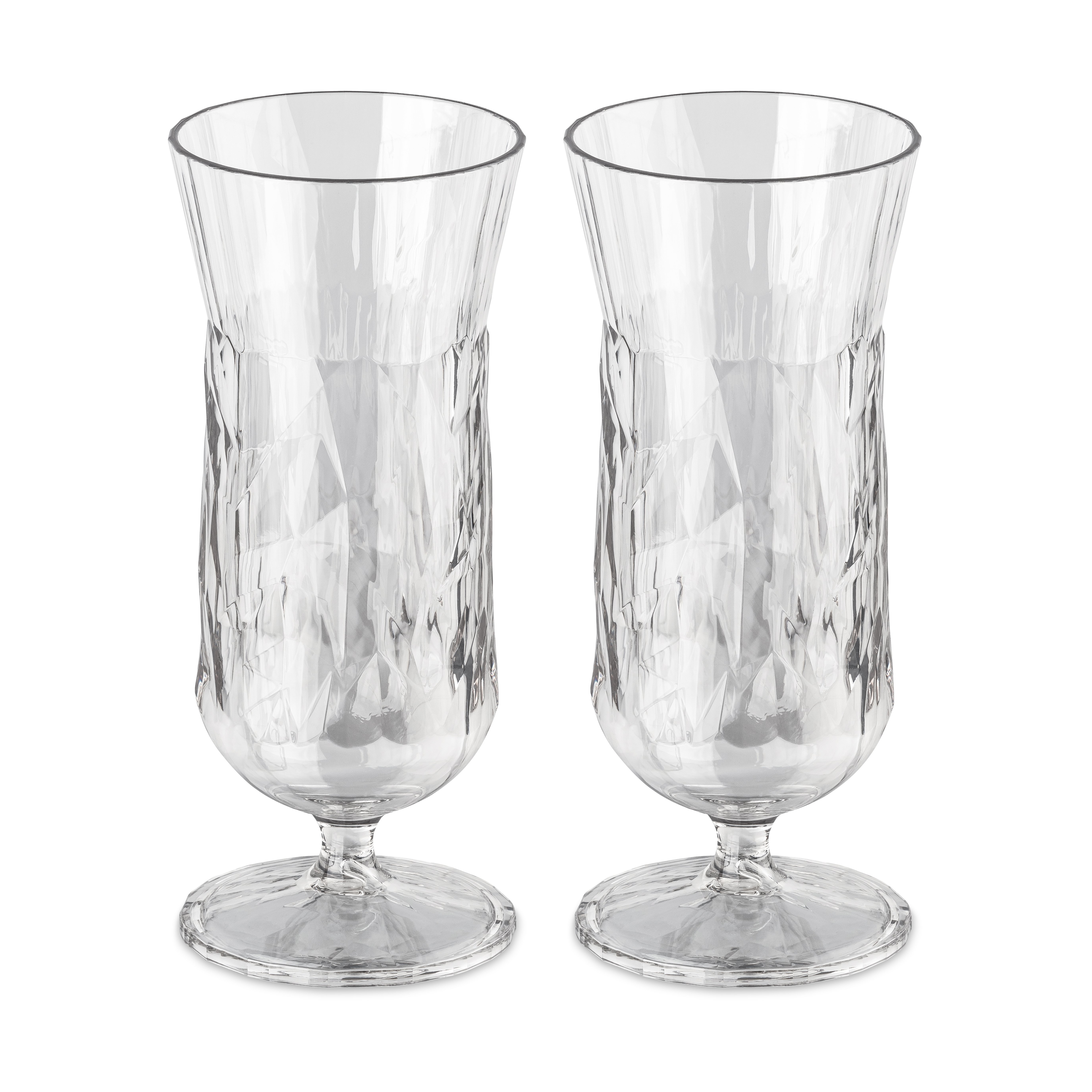 Superglas 400ml, crystel clear, 2er Set - bruchfest, spülmaschinengeeignet, 100% CO2-neutral