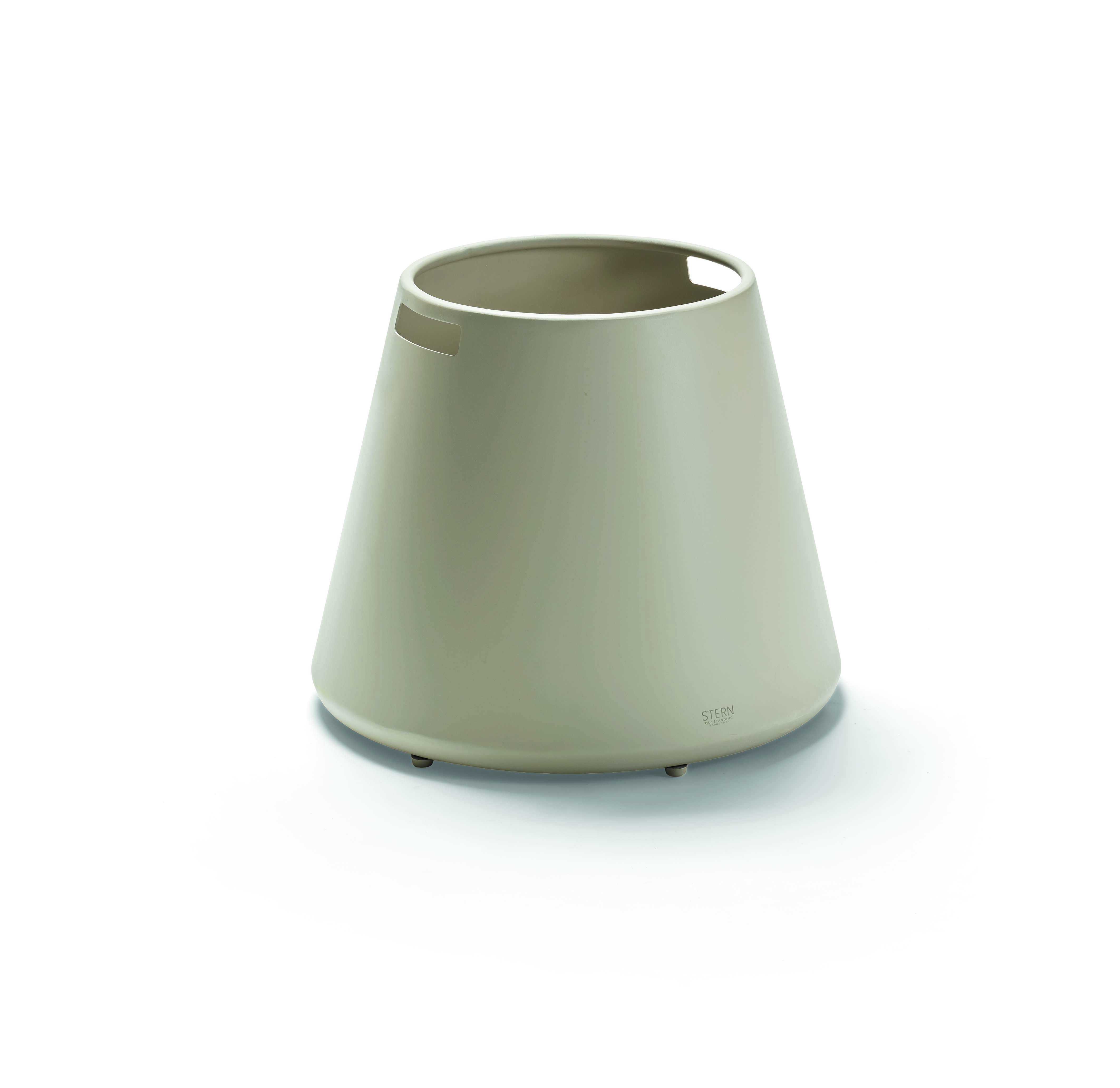 Pflanzgefäss, Aluminium greige - Zubehör