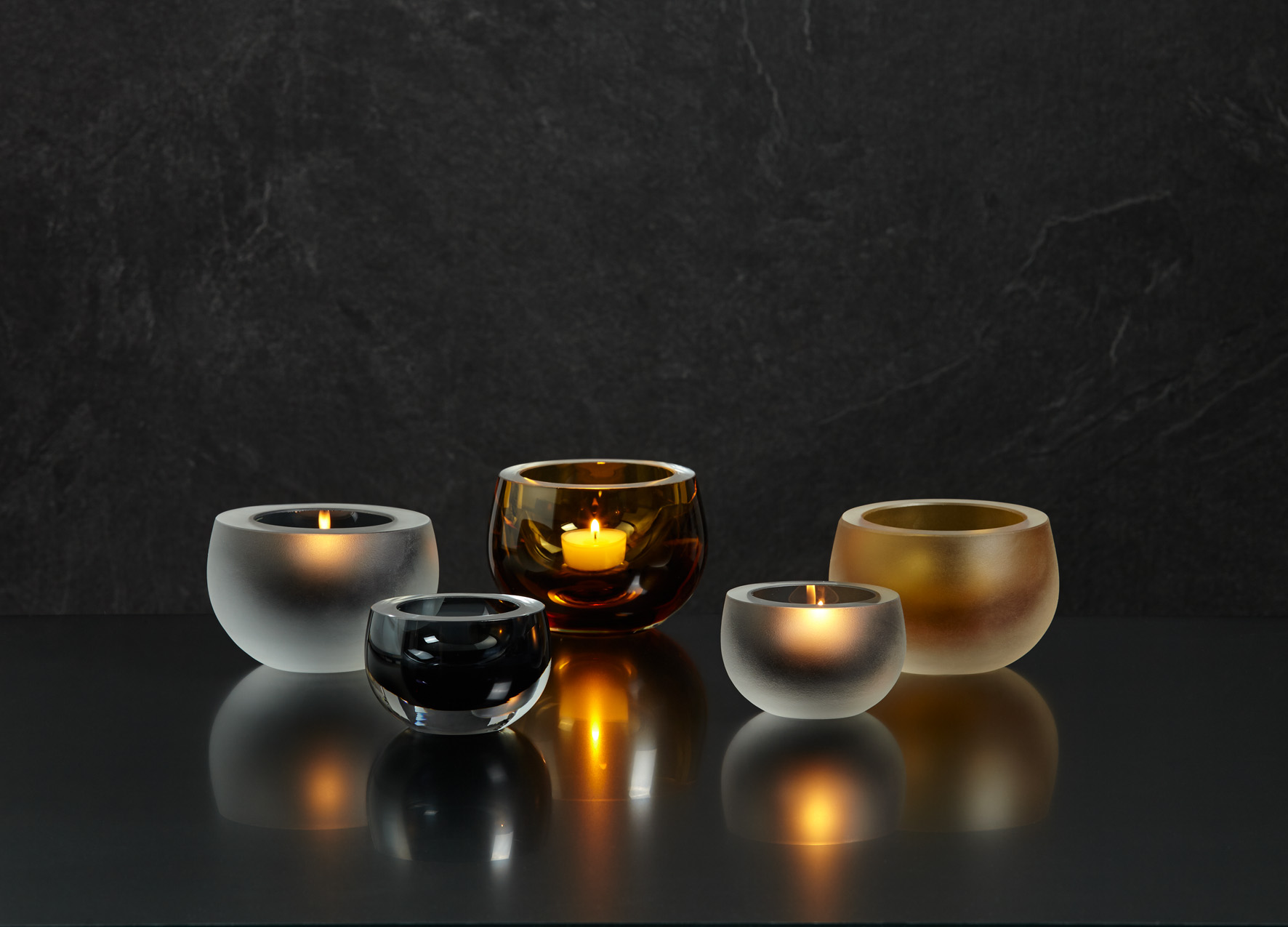 Tischlicht Olson grau 12,5 Ø 8,5h - 