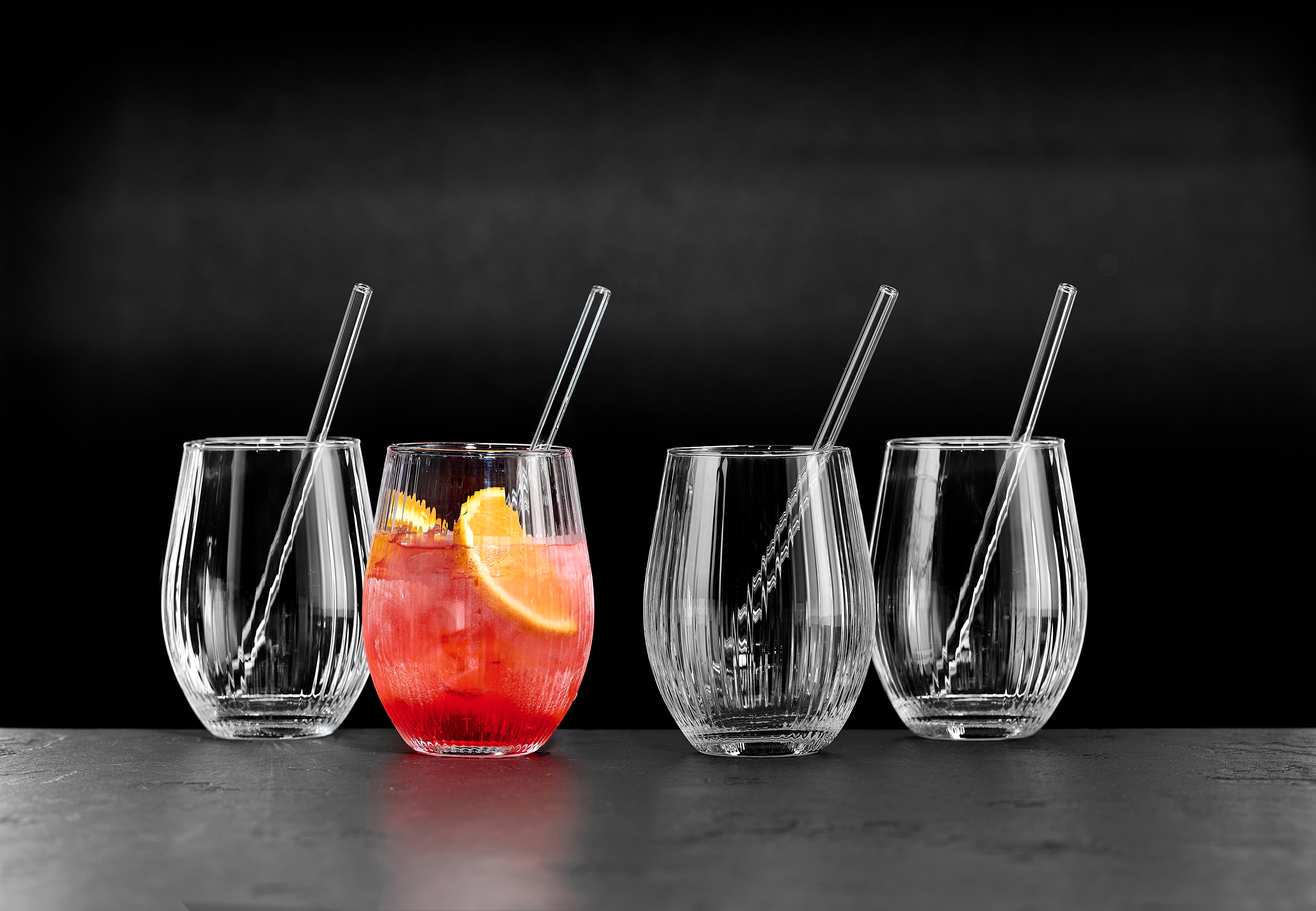 Partyset 8tlg 590ml Spritz - Klarglas
