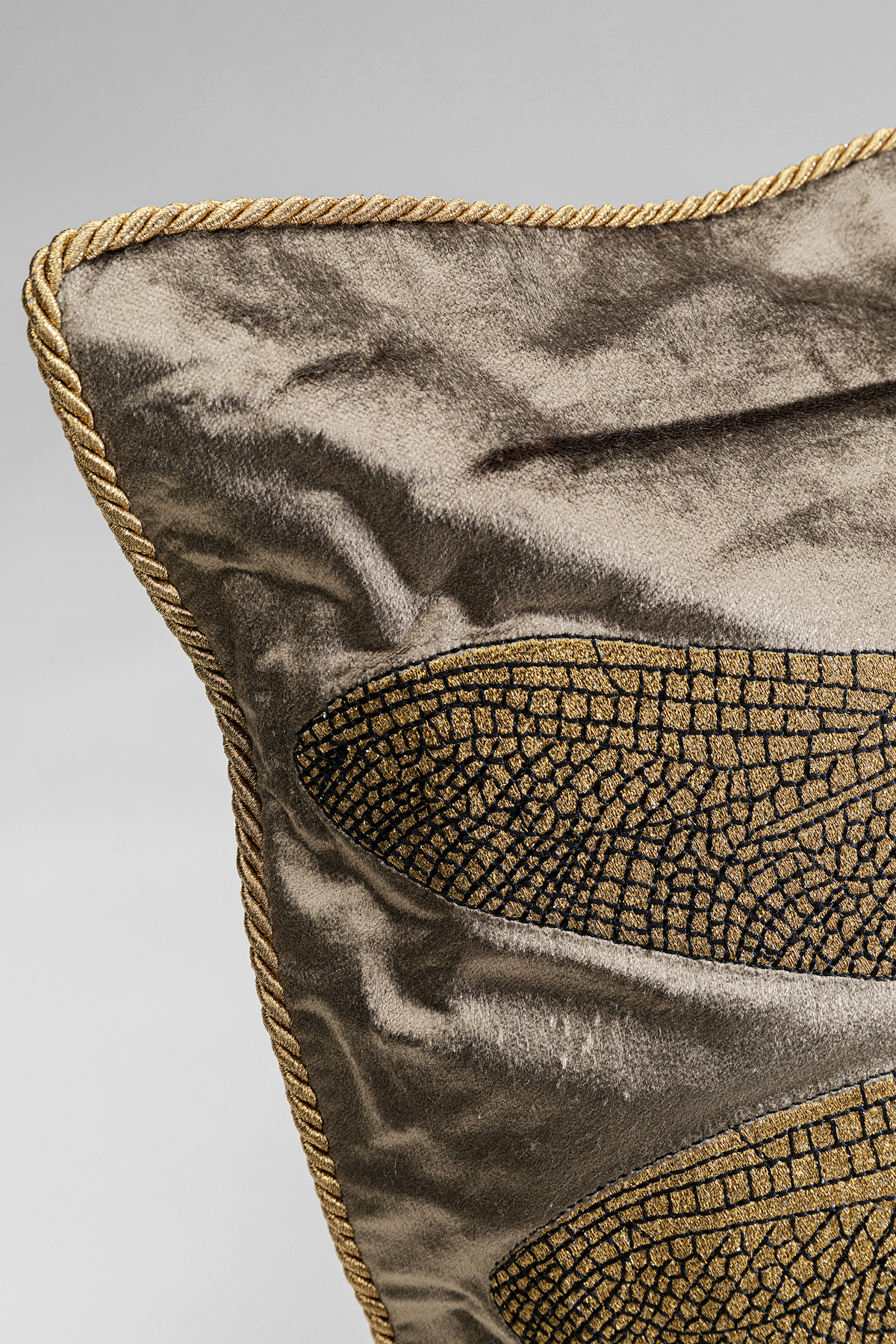 Kissen Glitter Dragonfly, braun - Accessoires