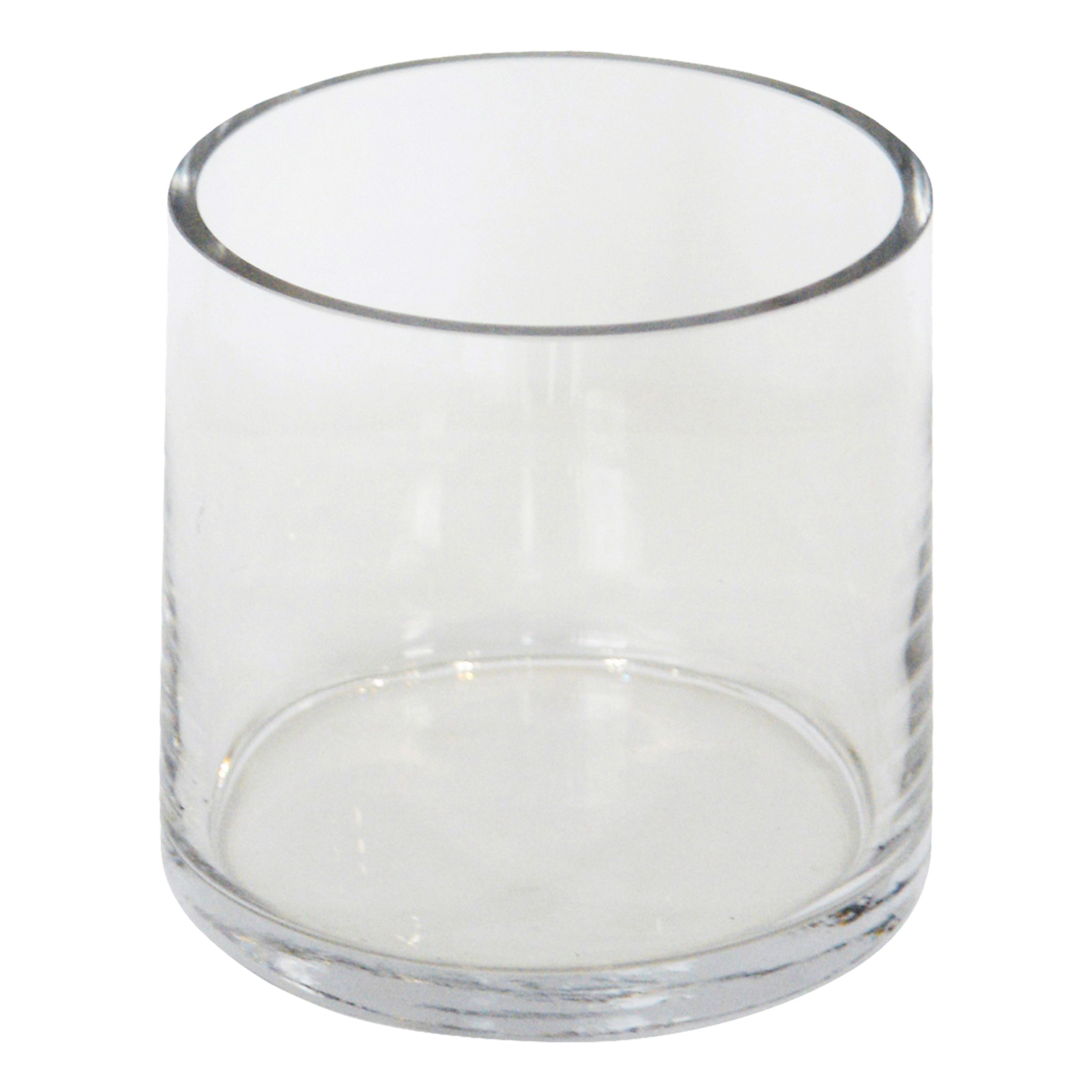 Gefäß - Glas Gefäß rund, BASIC 10x10x10cm,  klar