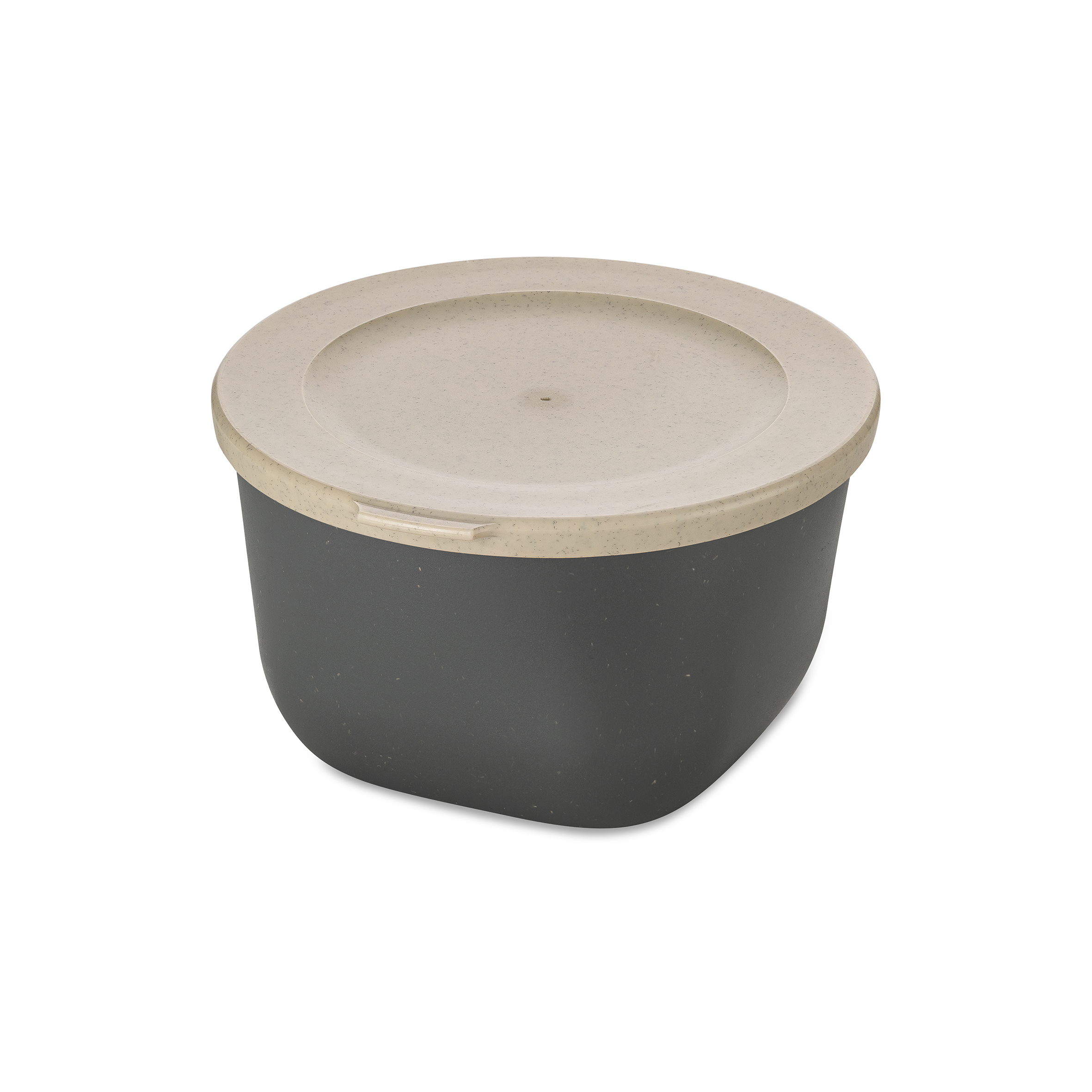 Box mit Deckel 1l, nature ash grey - luftdicht, stapelbar, 100% CO2-neutral