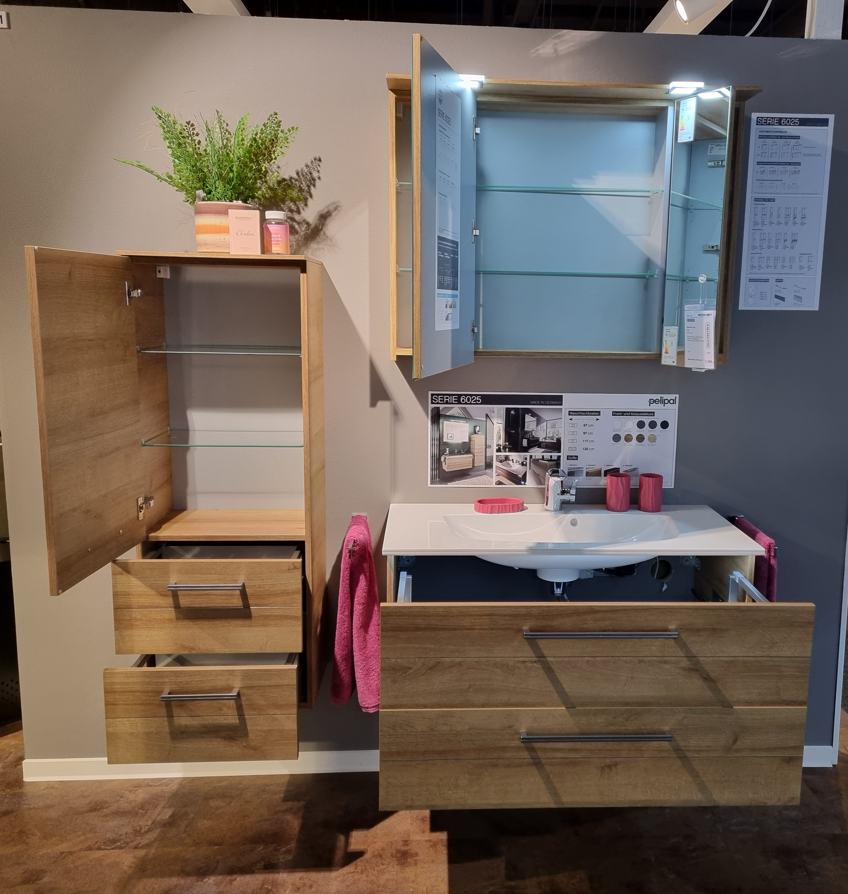 Badkombi, Eiche Nachbildung - 6025