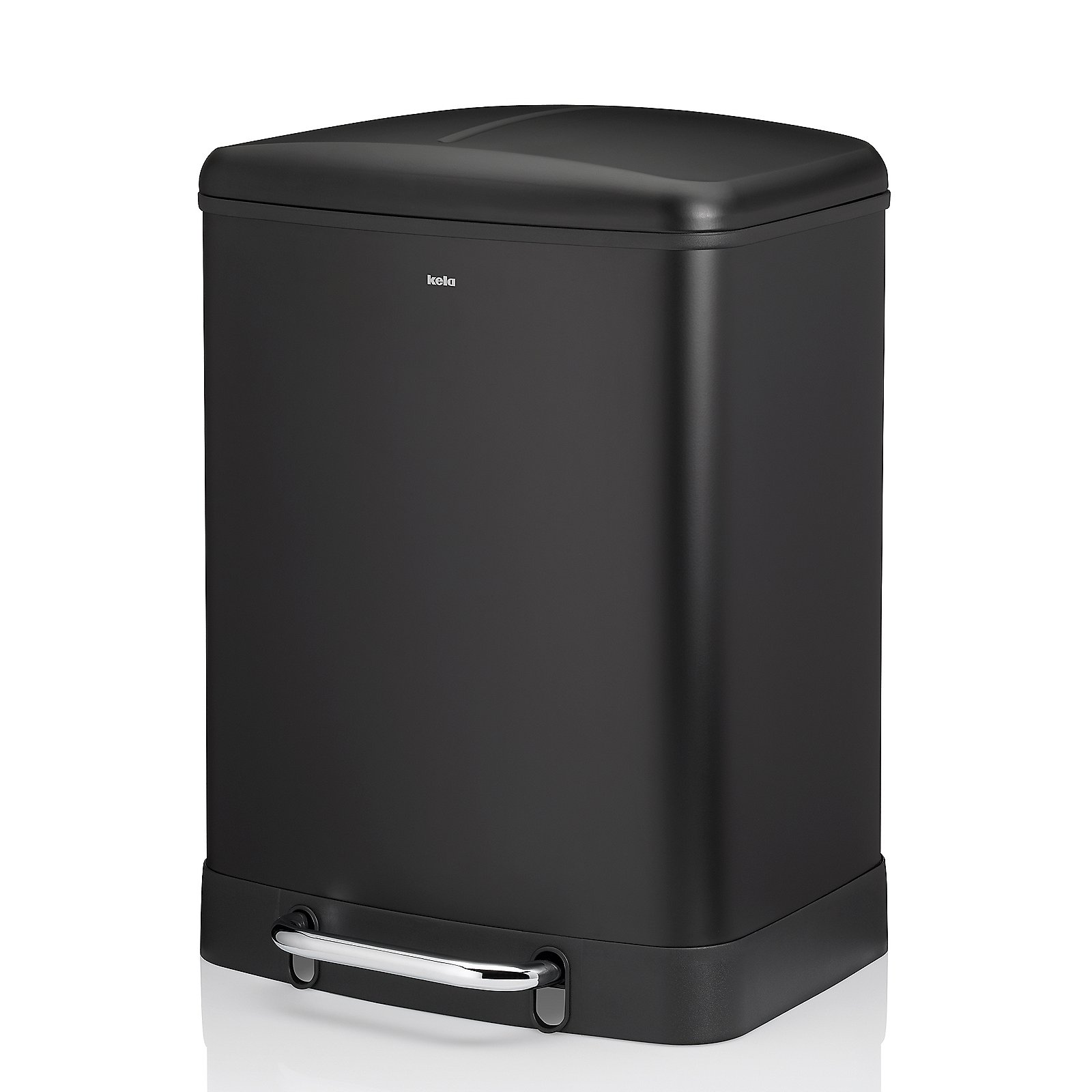 Mülltrenner Davino 34x50x37 cm - Metall schwarz