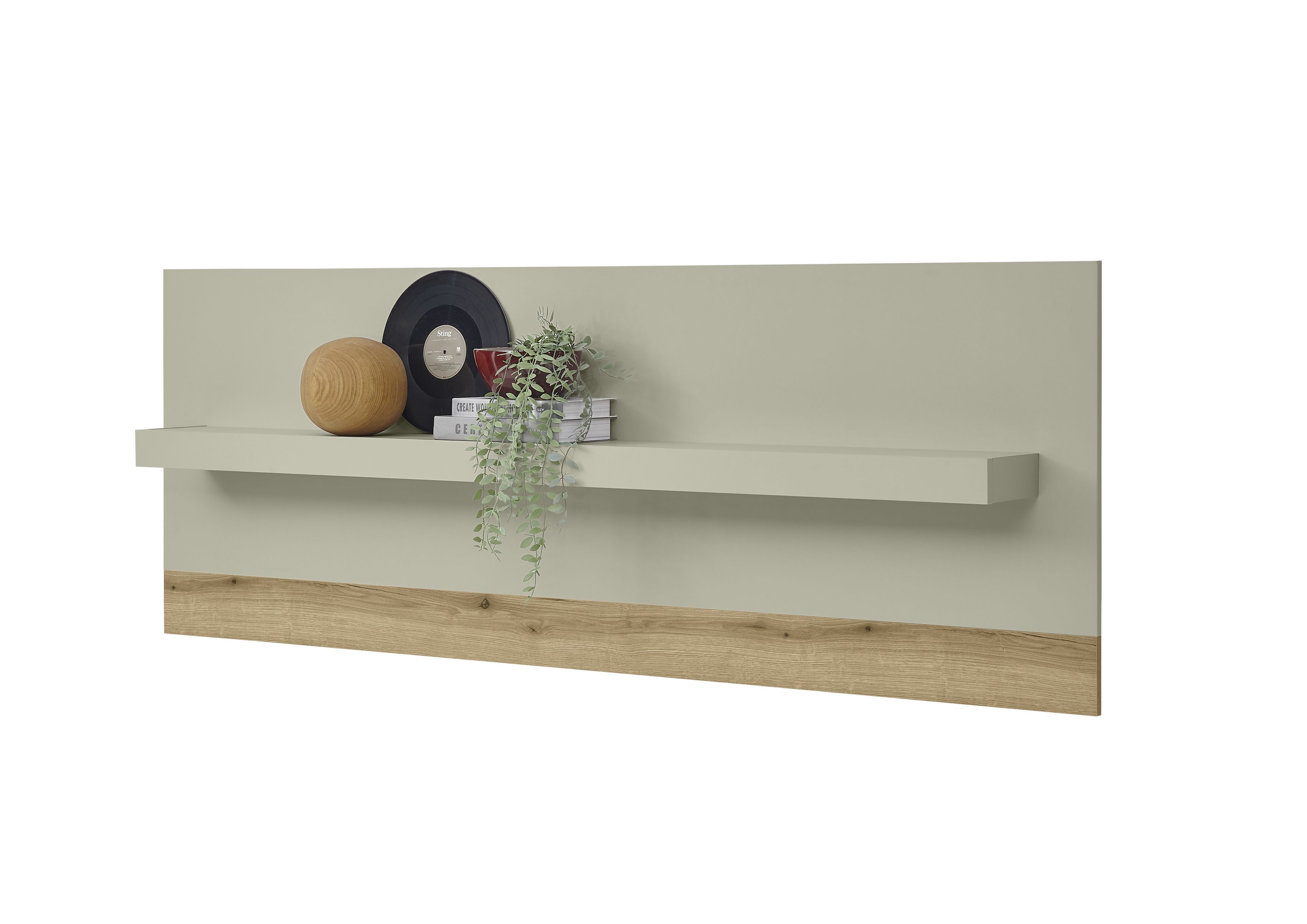 Wandboard, Kaschmir/Eiche - Walentina
